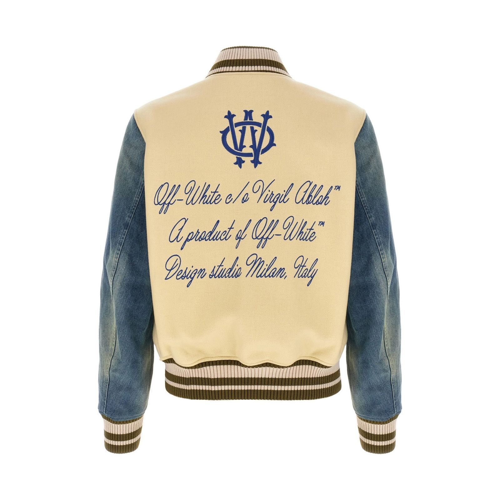 Off-White OFF-WHITE White Denim Jacket New & Authentic (Men's size:S;) Size US S / EU 44-46 / 1 - 2 Thumbnail