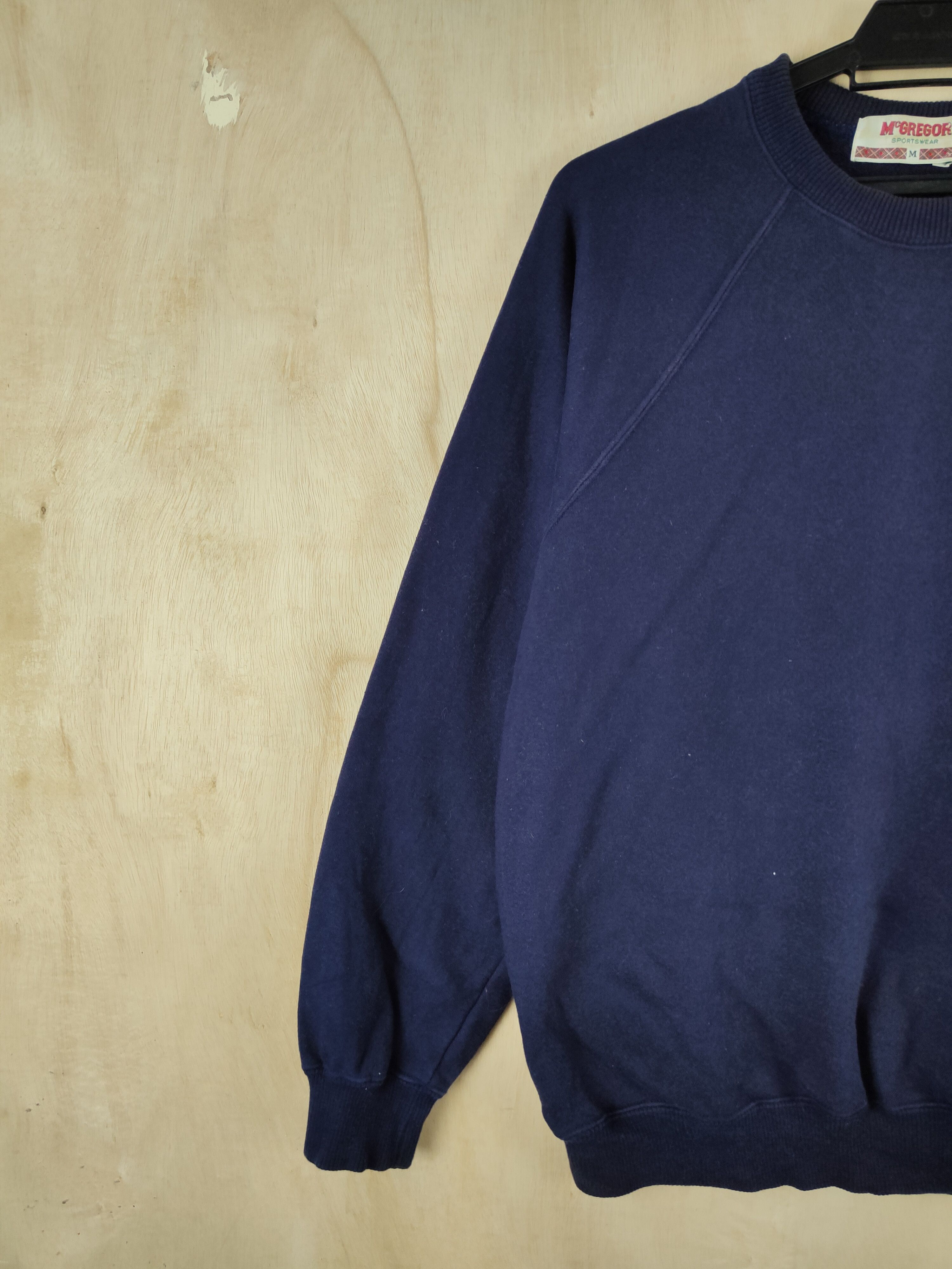 Japanese Brand × McGregor × Vintage McGregor Dark Blue Sweatshirts #S2638 Size US M / EU 48-50 / 2 - 3 Thumbnail