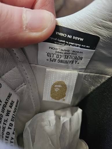 Bape Bapestas #2 M2 ‘White’ Size US 11 / EU 44 - 9 Thumbnail