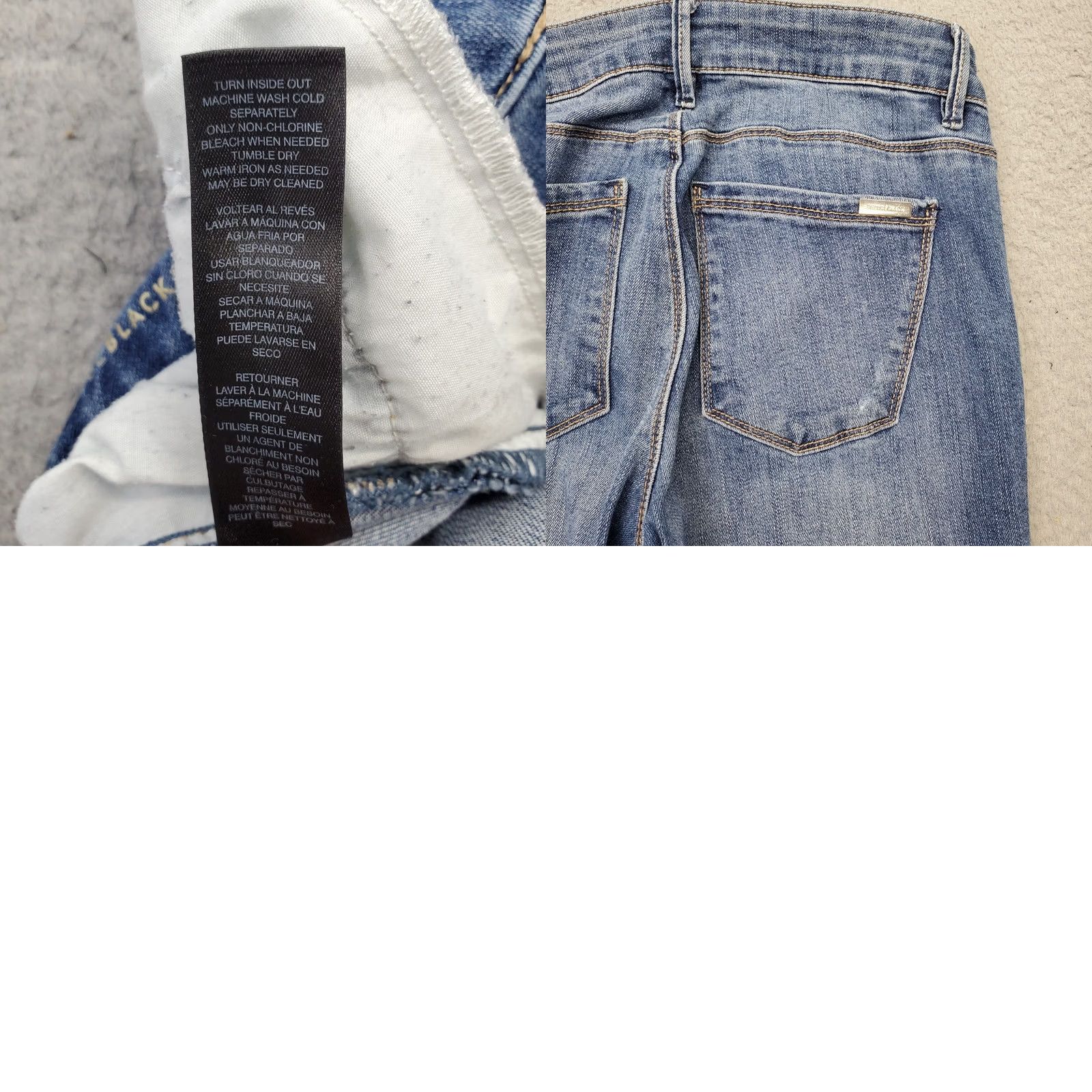 White House Black Market White House Black Market The Skimmer Jeans Womens Blue Denim Faded Streetwear 0 XS? Size 25" / US 0 / IT 36 - 8 Thumbnail
