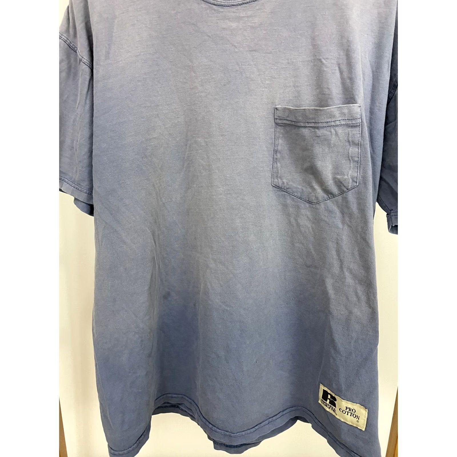Russell Athletic VINTAGE Russell Athletic T-Shirt Adult L Blue Cotton Pockets Pro Size US L / EU 52-54 / 3 - 5 Thumbnail