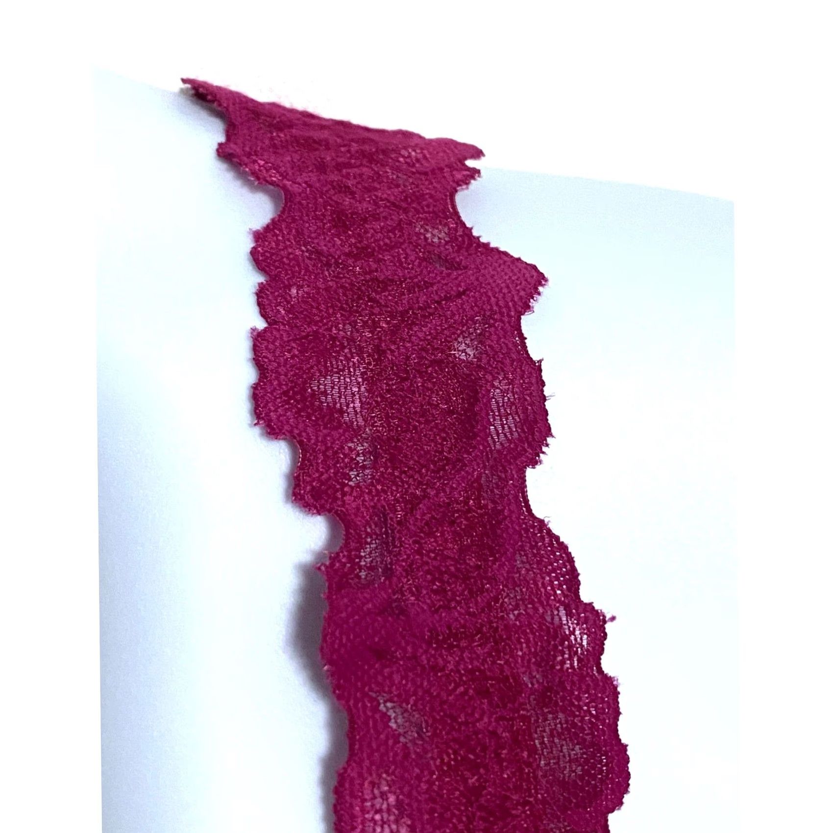Vintage Maurices Fuchsia Pink Lace Bralette 3XL Racerback NWT Bra Womens Size ONE SIZE - 4 Thumbnail
