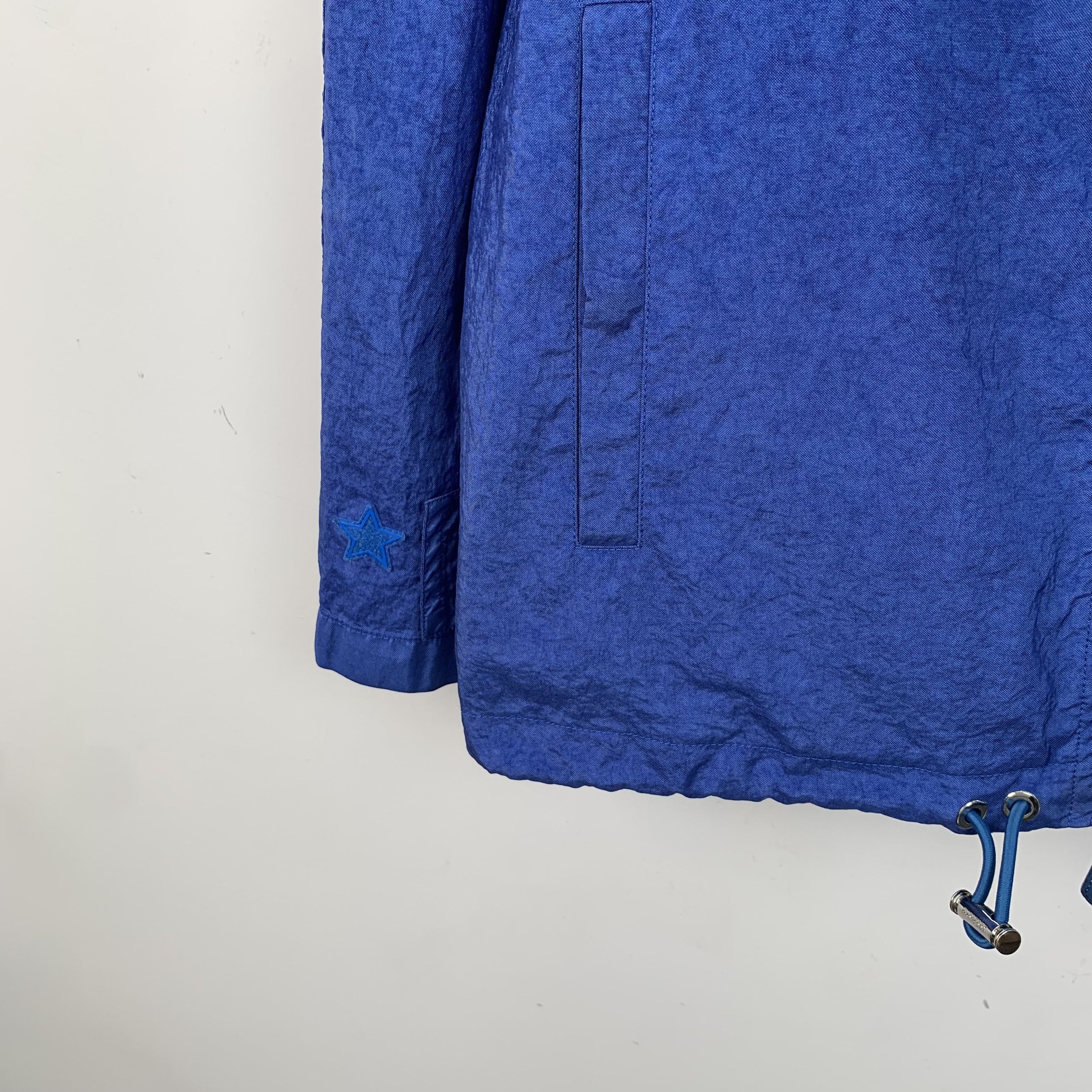 Burberry Burberry Blue Logo Hooded Zip-Up Jacket (46 S) Size US S / EU 44-46 / 1 - 5 Thumbnail