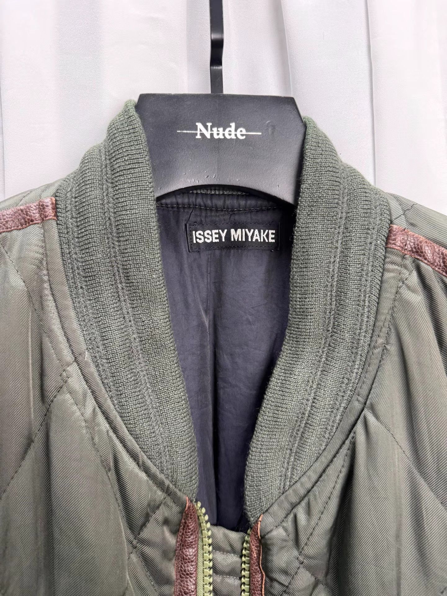 Issey Miyake Issey MIYAKE archives Geometric Leather Panel Jacket K20 Size US M / EU 48-50 / 2 - 5 Thumbnail
