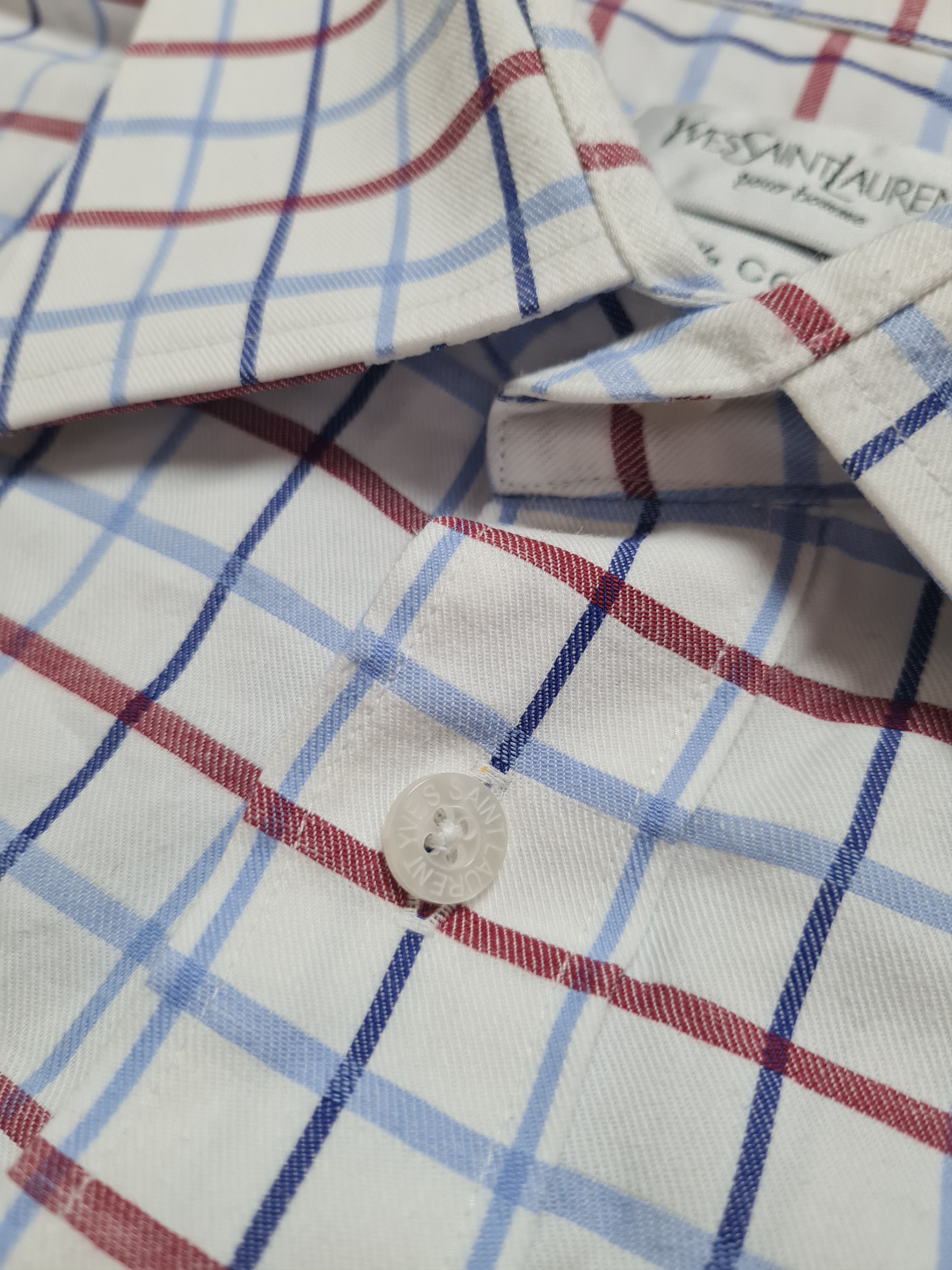 Yves Saint Laurent Vintage Shirts Yves Saint Laurent YSL Shirt with cufflinks Size US XL / EU 56 / 4 - 11 Thumbnail