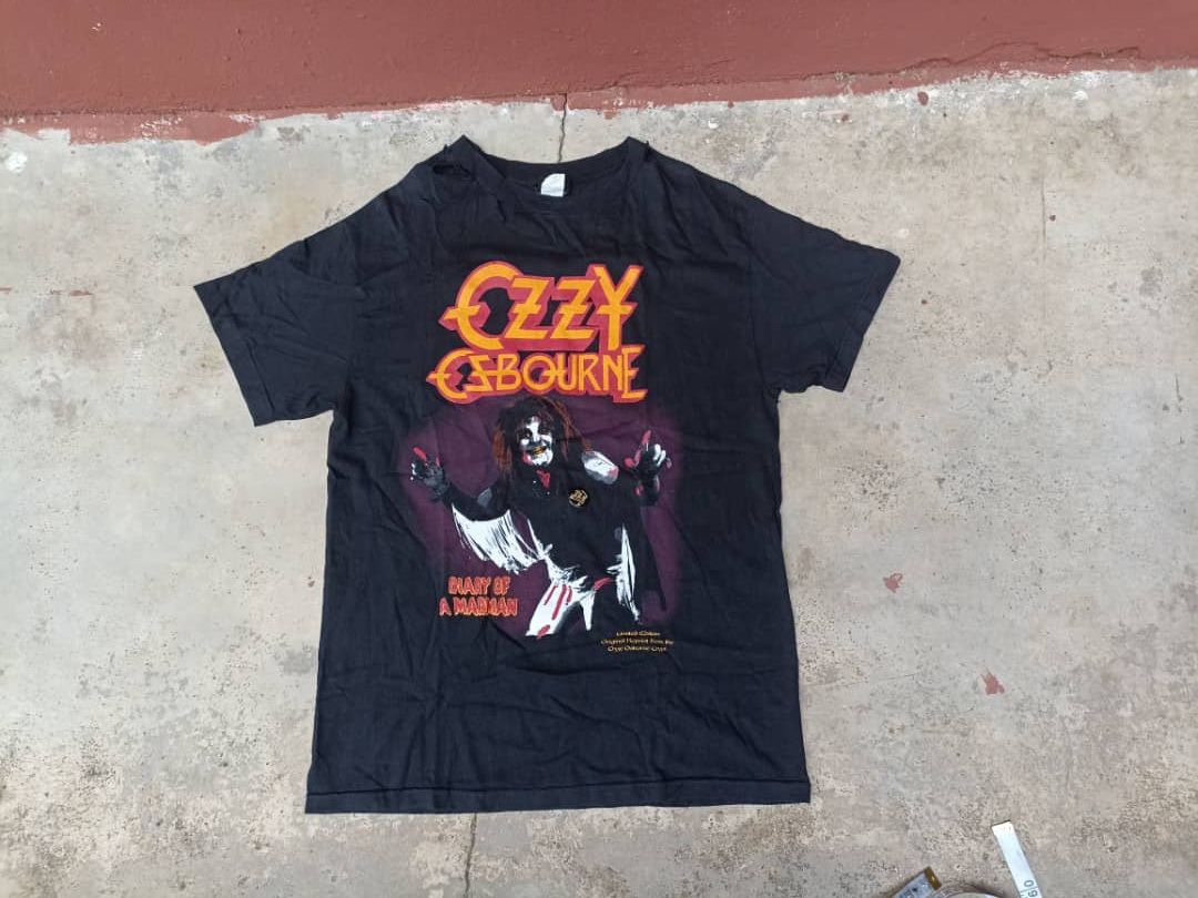 Band Tees 🔥Limited Edition🔥Ozzy Ozbourne Shirt Diary of A Madman Size US M / EU 48-50 / 2 - 3 Thumbnail