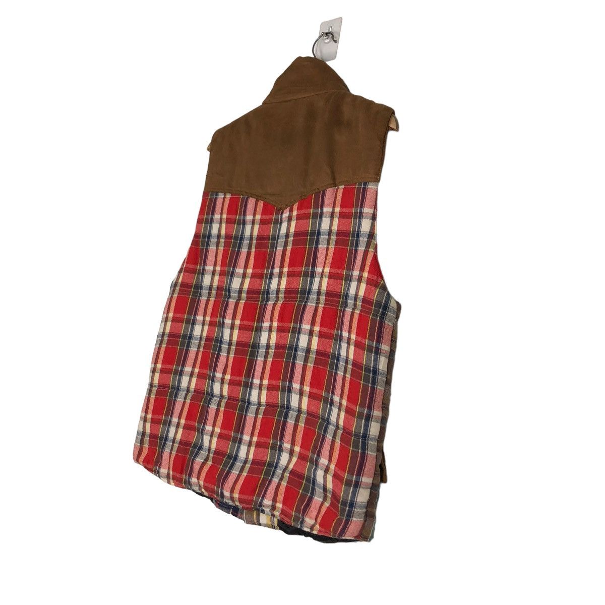 Japanese Brand 🔥VINTAGE TANK TOP PUFFER TARTAN DESIGN BOBSON USA Size US L / EU 52-54 / 3 - 10 Thumbnail