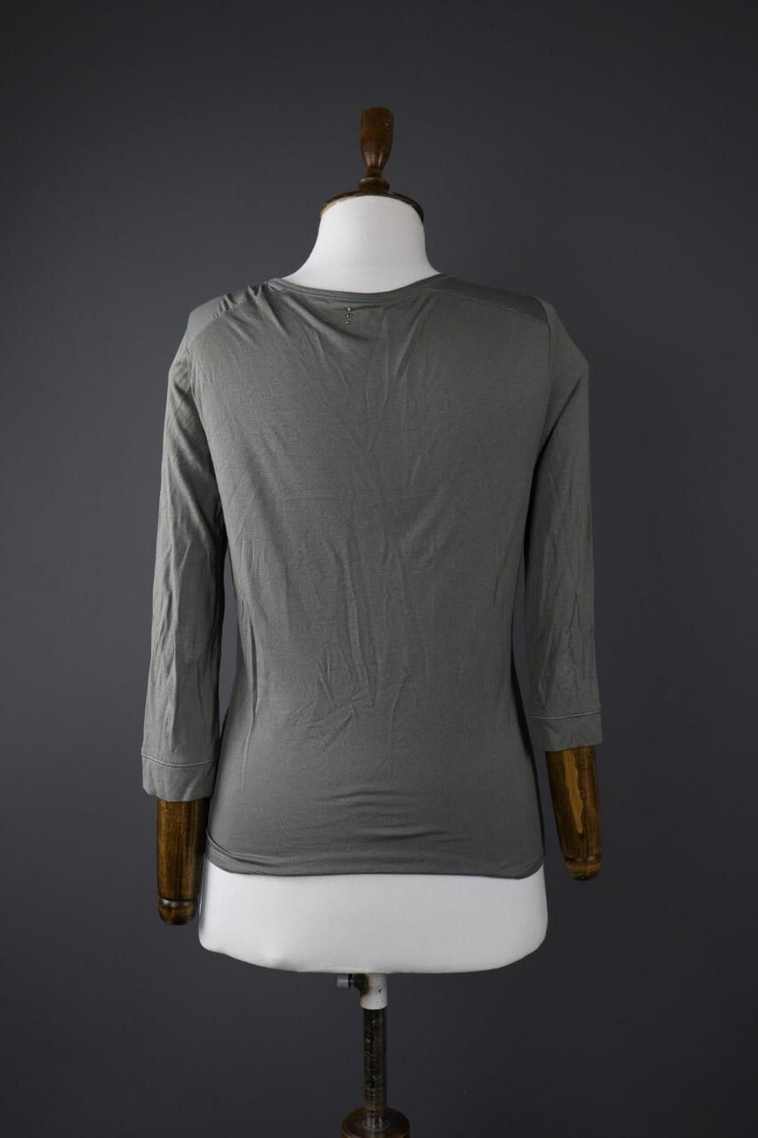 Designer Luisa Cerano Multi Viscose Spell Out Shirt Top Size 8 Size M / US 6-8 / IT 42-44 - 5 Thumbnail