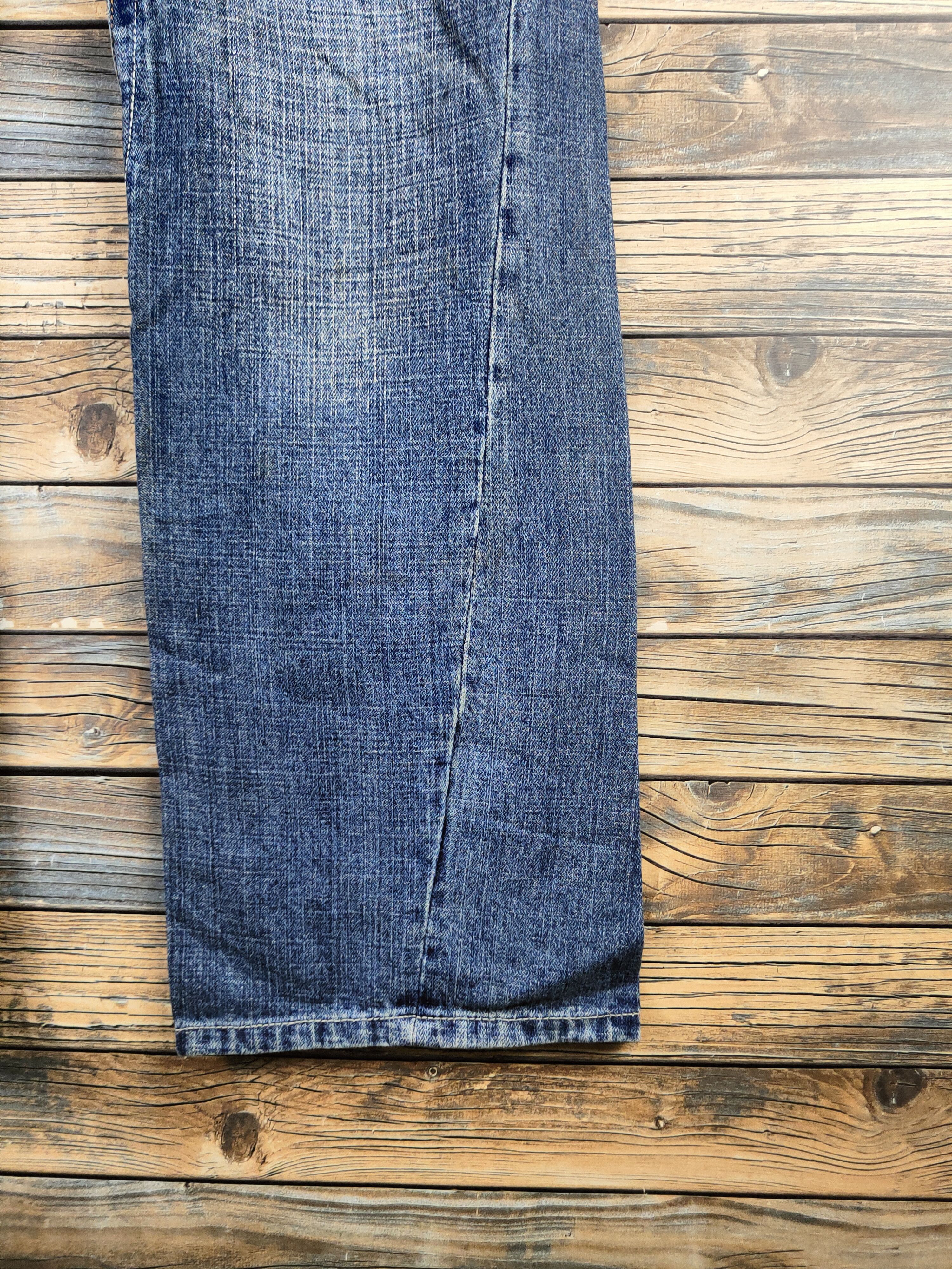 True Religion DL True Religion Blue Distressed Ripped Jeans #46-888 Size US 34 / EU 50 - 6 Thumbnail
