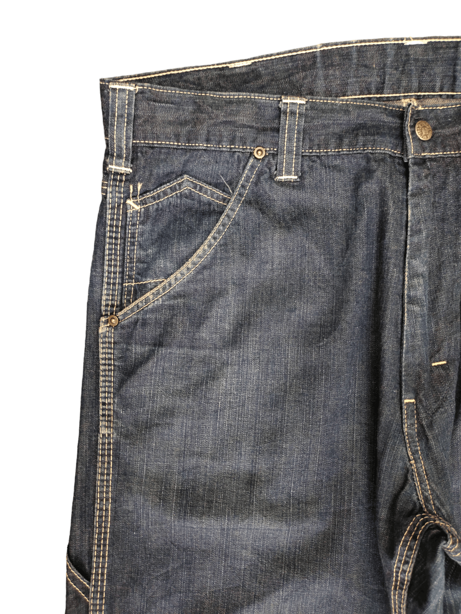Blue Blue Japan Baggy Jeans Blue Blue Indigo Carpenter Denim Pants Size US 34 / EU 50 - 12 Thumbnail