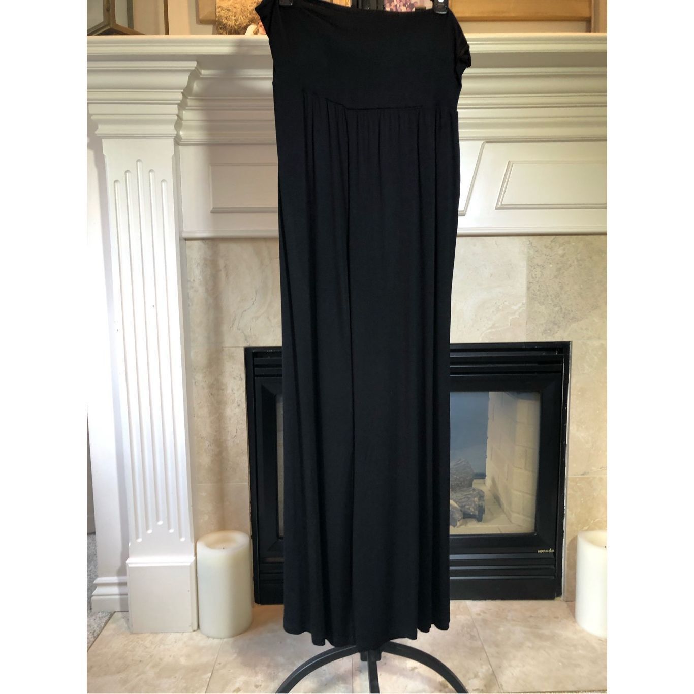 Other Venus Women’s Black Flowing Soft Stretchy Pants Size L NWOT Size 34" / US 12 / IT 48 - 2 Thumbnail
