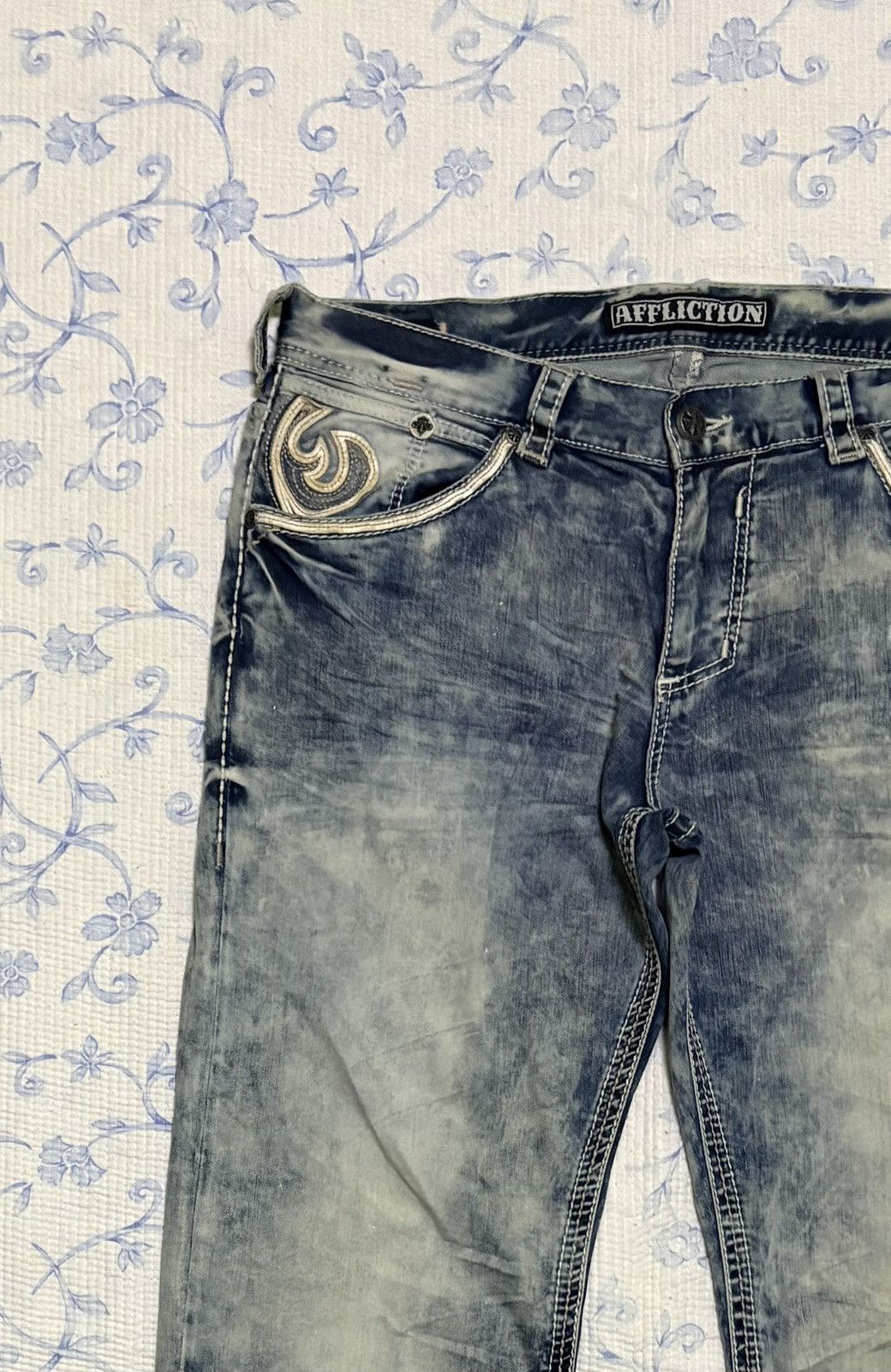 Affliction Affliction Streetwear Jeans Distressed Denim Size US 38 / EU 54 - 5 Thumbnail