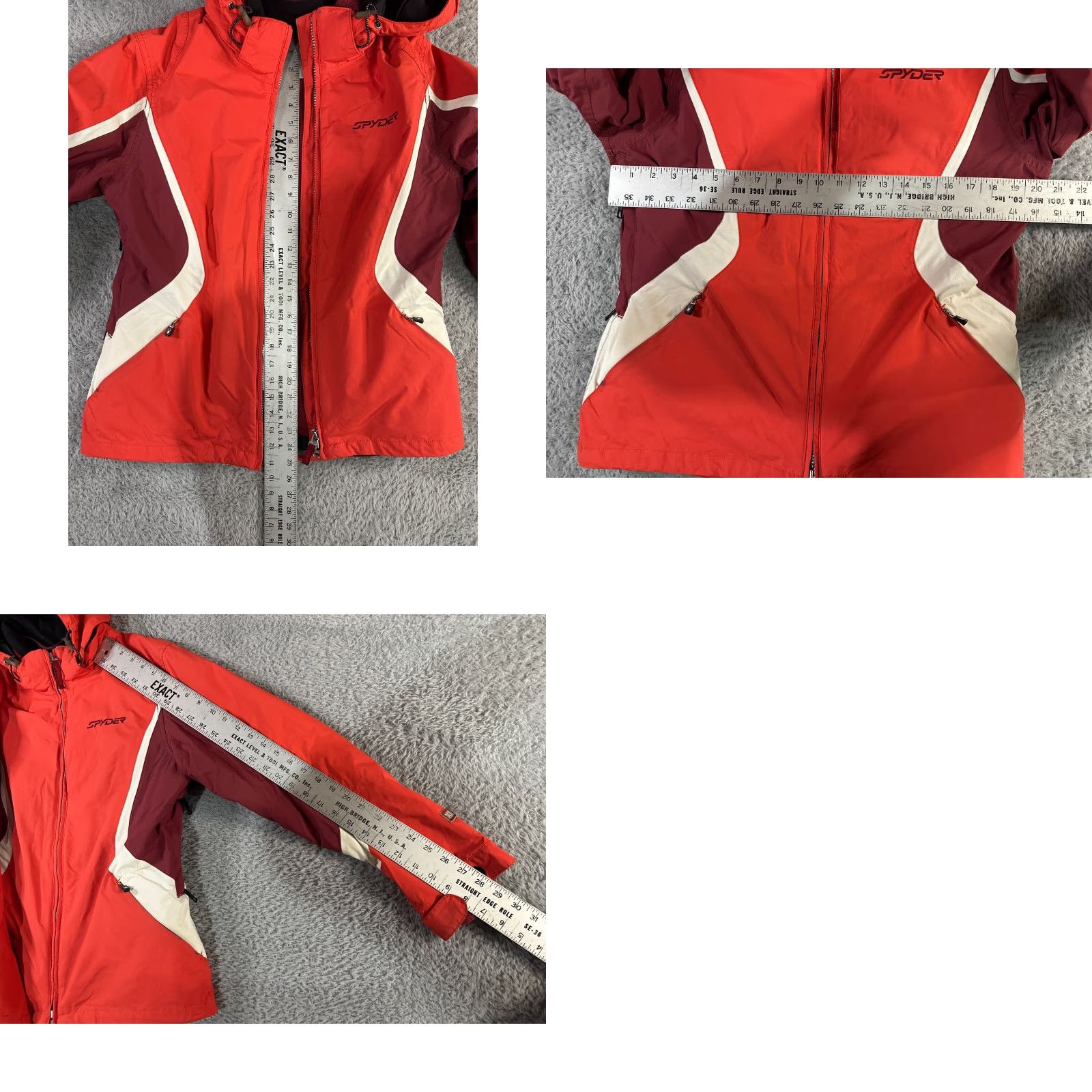 Spyder Spyder Jacket Womens Red 3-in-1 Ski Winter Coat Full Zip Fleece Insulated Mid-Length Casual Outdoor Sports USA Size XL / US 12-14 / IT 48-50 - 10 Thumbnail