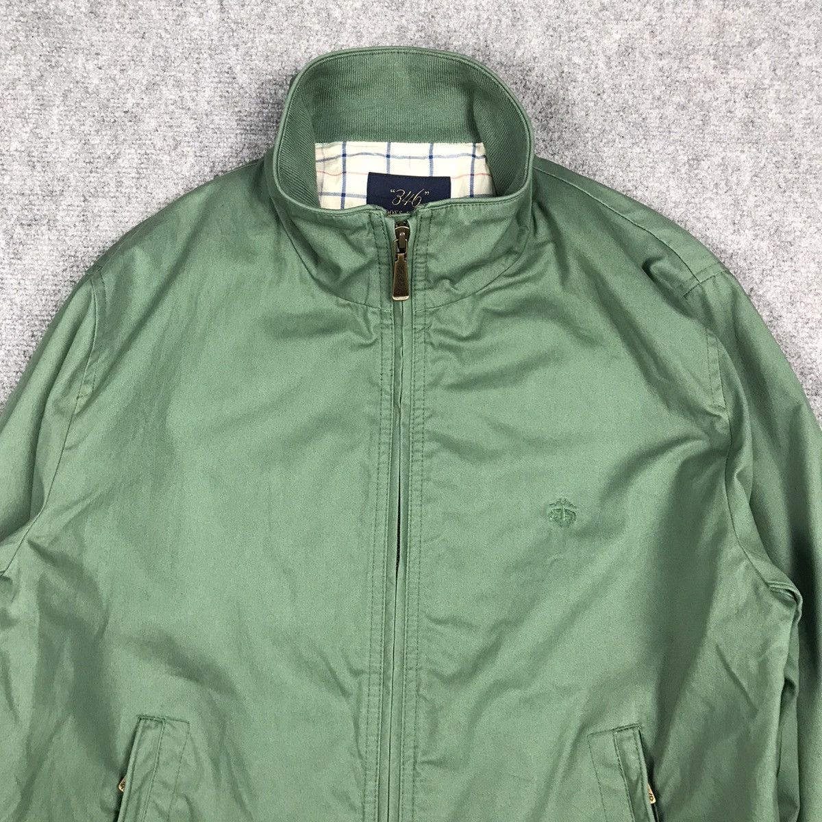 Brooks Brothers BROOKS BROTHERS GREEN ZIPPER JACKET Size US S / EU 44-46 / 1 - 2 Thumbnail