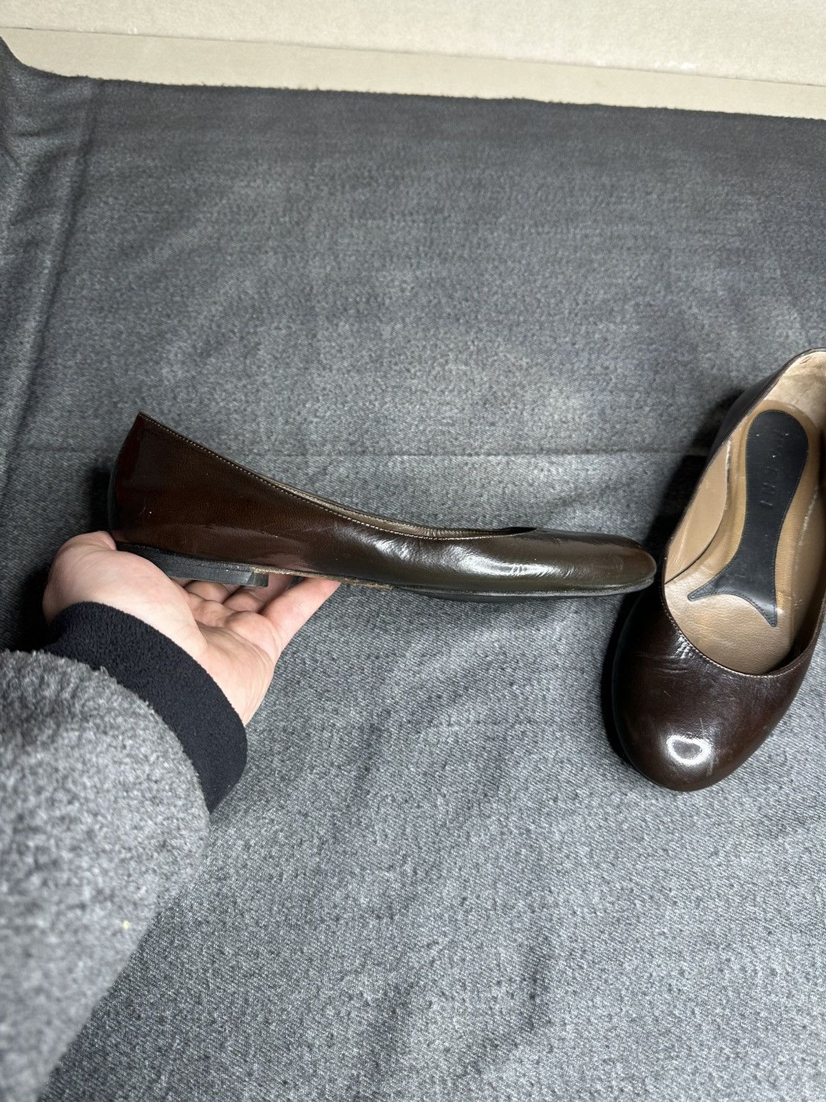 Marni Marni Patent Ballet Flats Shoes EU 39 Size US 8 / IT 38 - 3 Thumbnail
