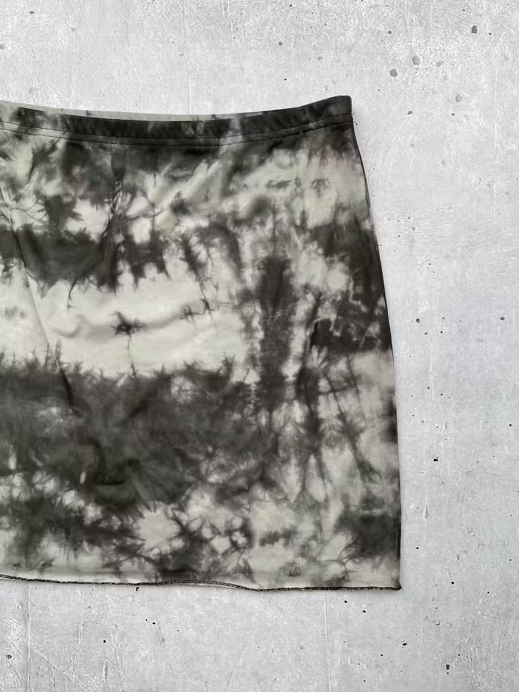 Other Vintage Mesh Gradient Mini Skirt Size 30" / US 8 / IT 44 - 3 Thumbnail