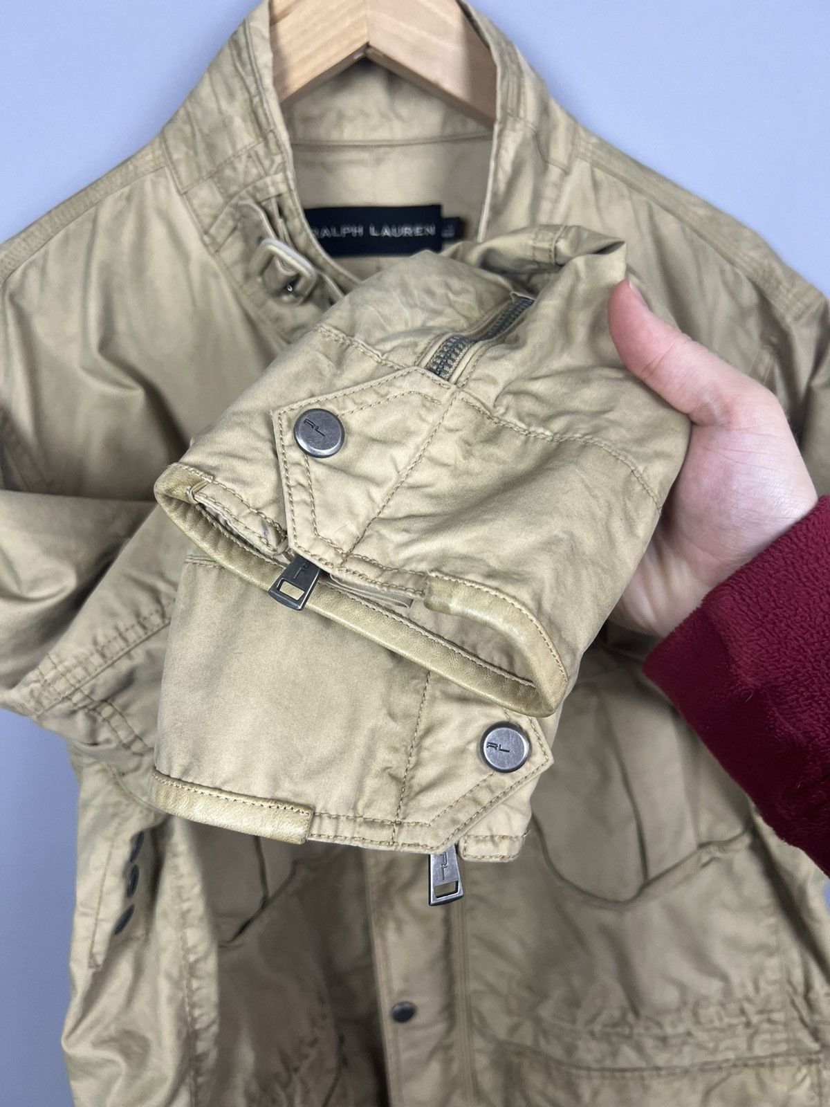Polo Ralph Lauren (L) POLO RALPH LAUREN Black Label Motorcycle /biker Jacket Size US L / EU 52-54 / 3 - 8 Thumbnail