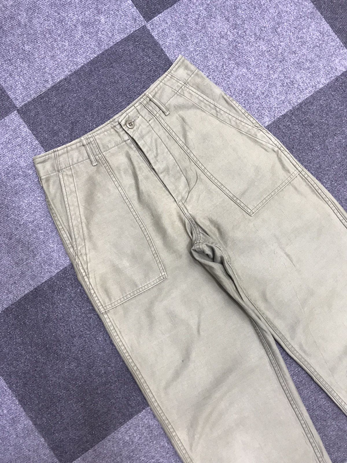 Japanese Brand Johnbull Baker Military Pant Size US 27 - 2 Thumbnail