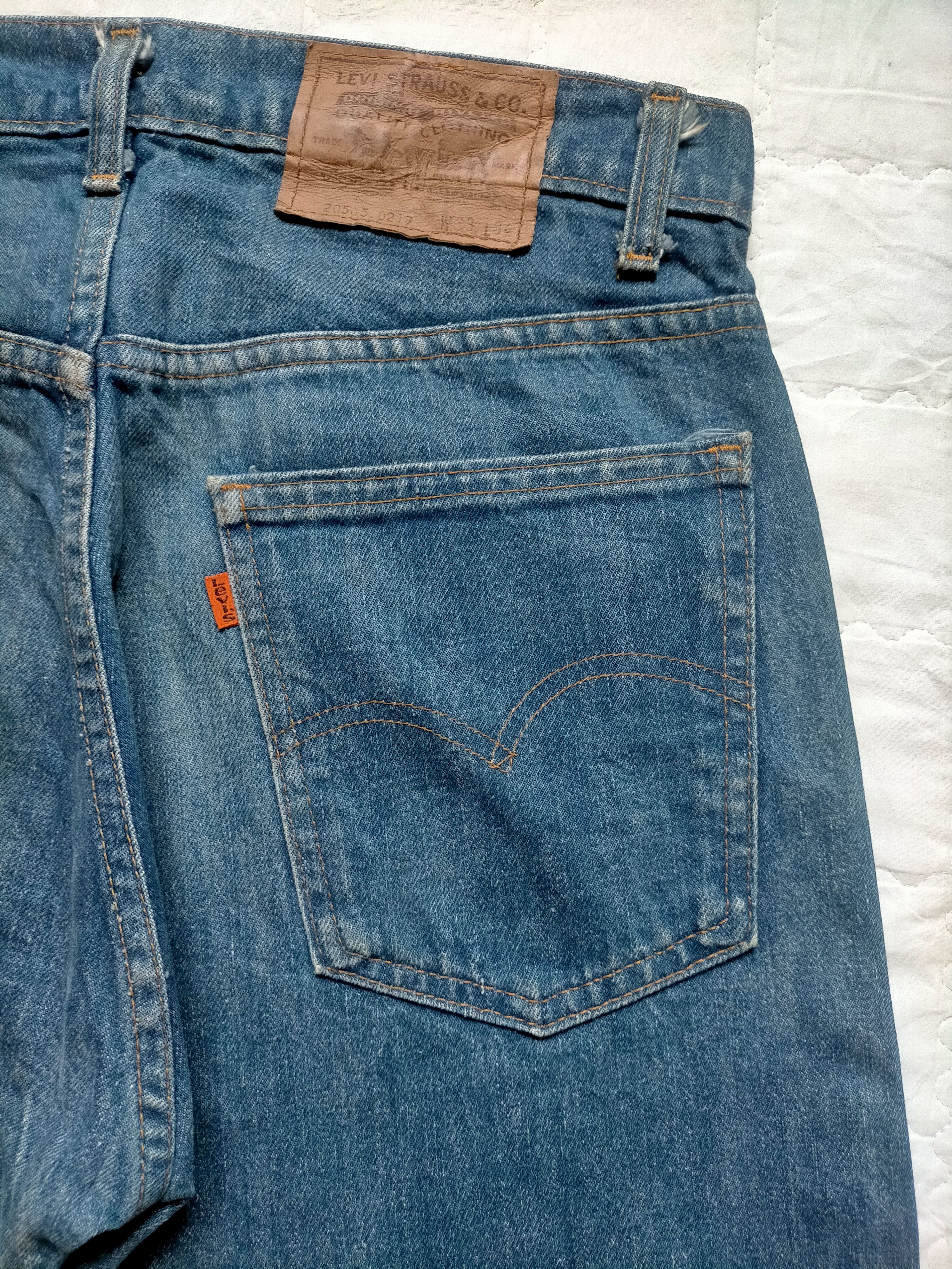 Levi's Vintage Clothing Vintage 80s Levis 505 Button Stamp No.8 Size US 31 - 1 Thumbnail
