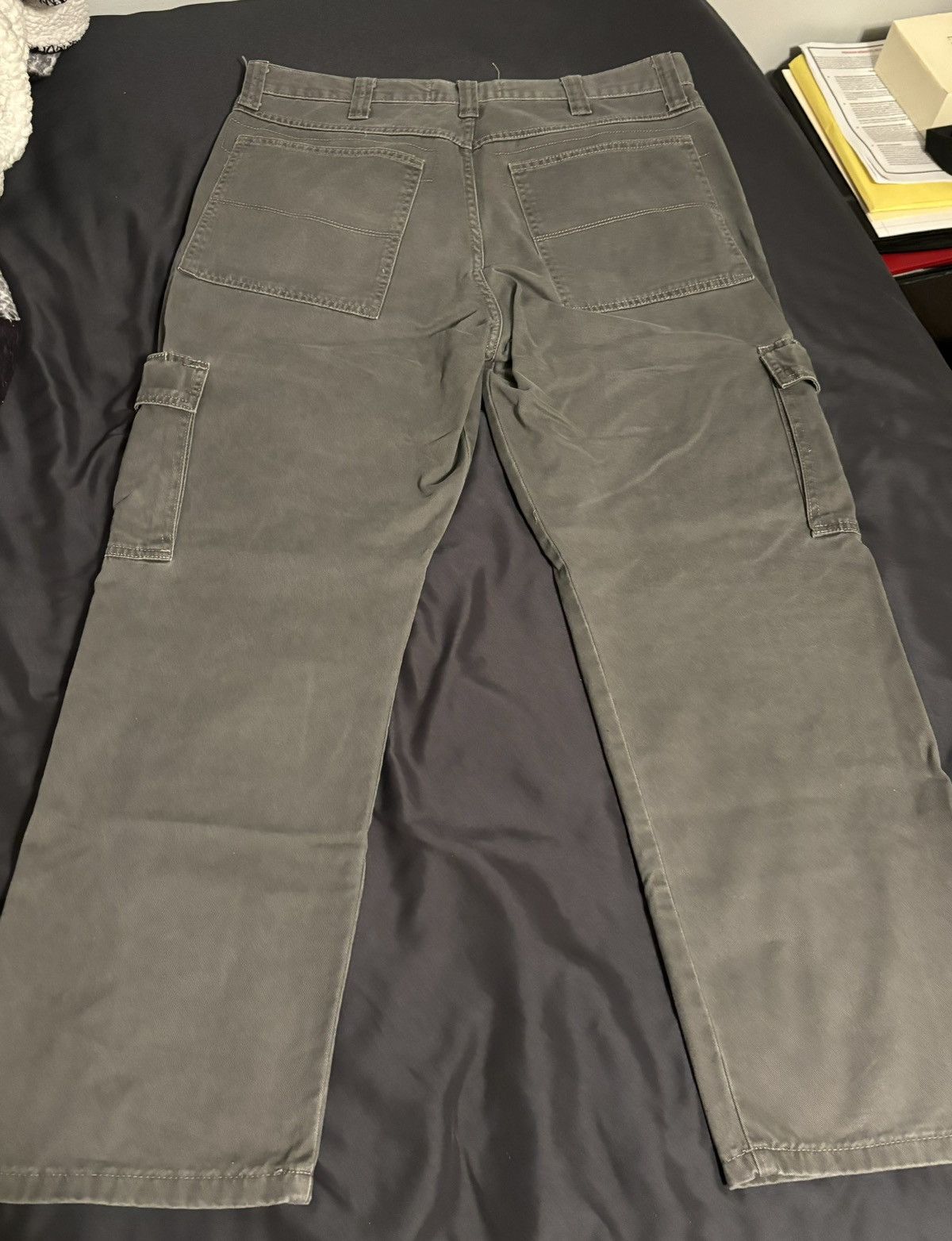 Wrangler Wrangler Vintage Grey Cargo Pants 34x30 Size US 34 / EU 50 - 2 Thumbnail