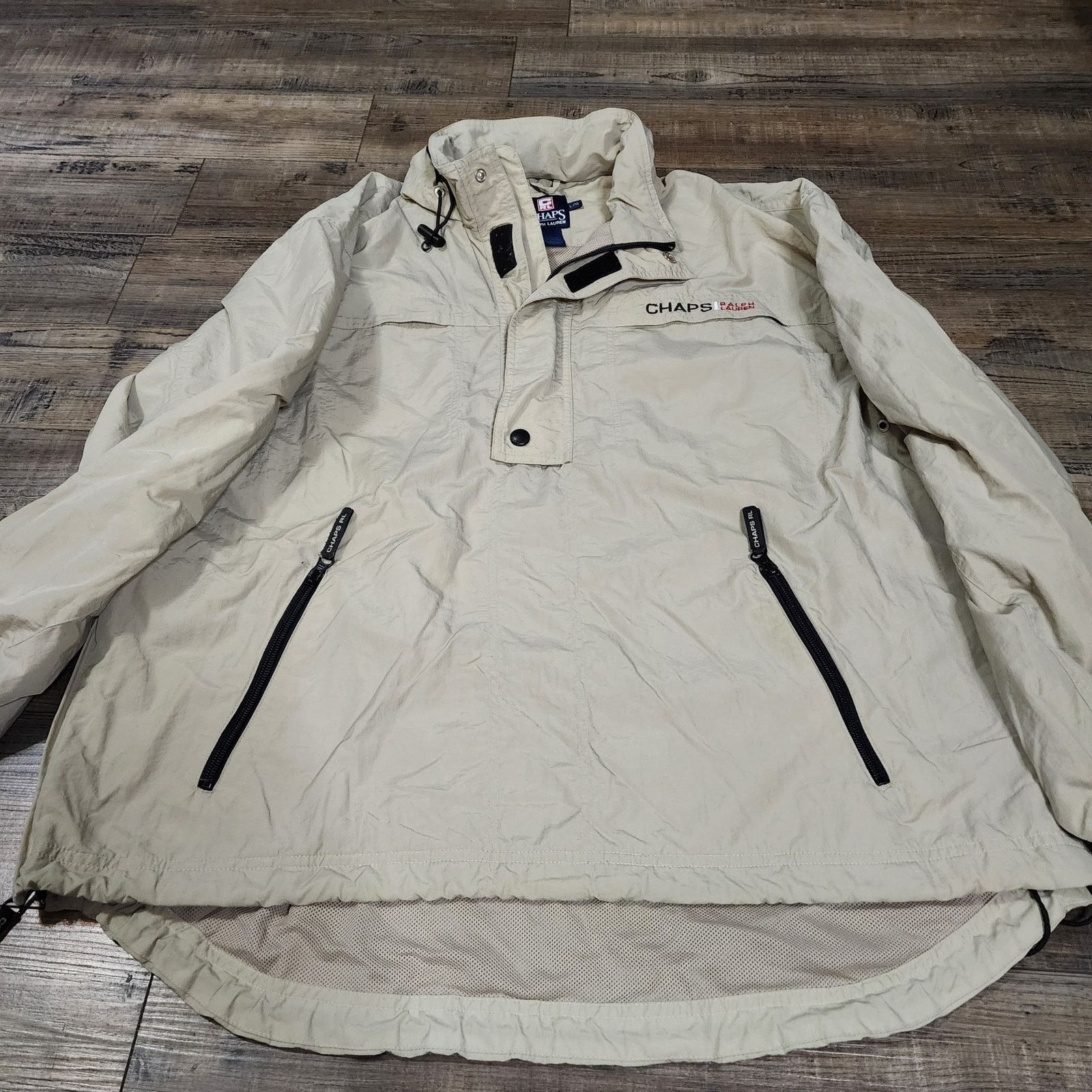 Chaps Chaps mens rain jacket size Large hidden hood 2313 Size US L / EU 52-54 / 3 - 2 Thumbnail