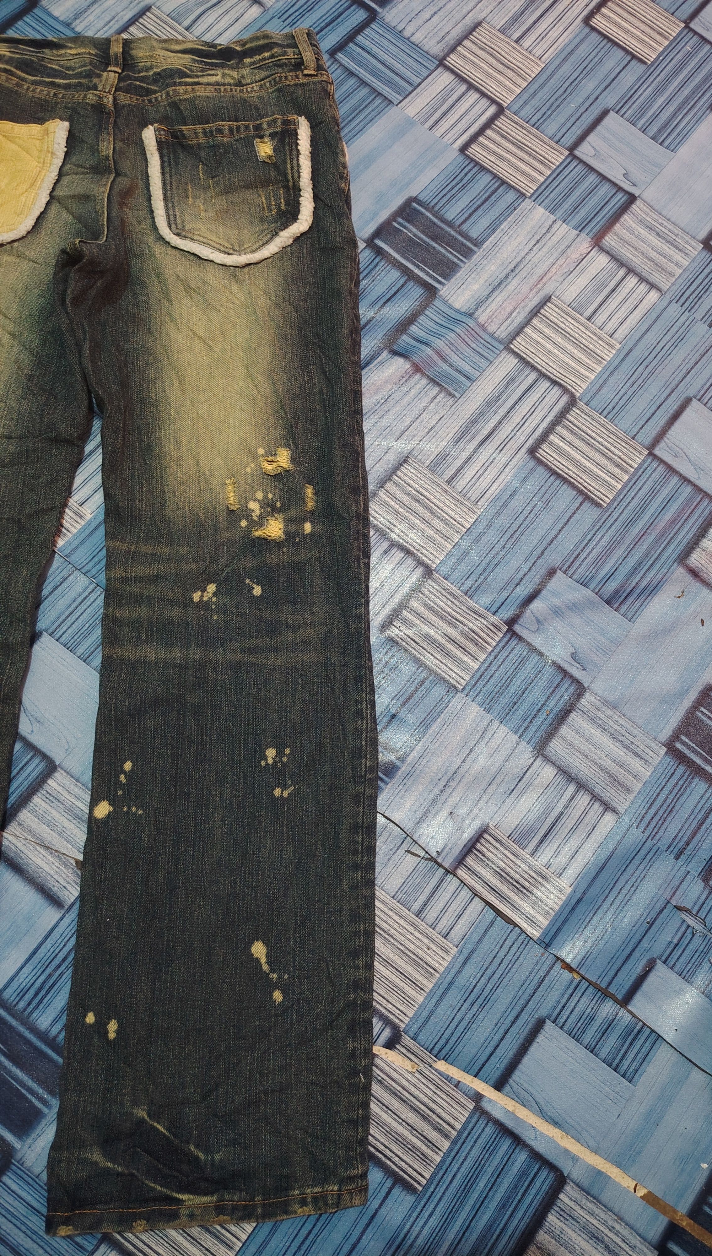 Who Decides War Japanese Exhibitionist TTU Distressed Denim Size US 33 - 14 Thumbnail