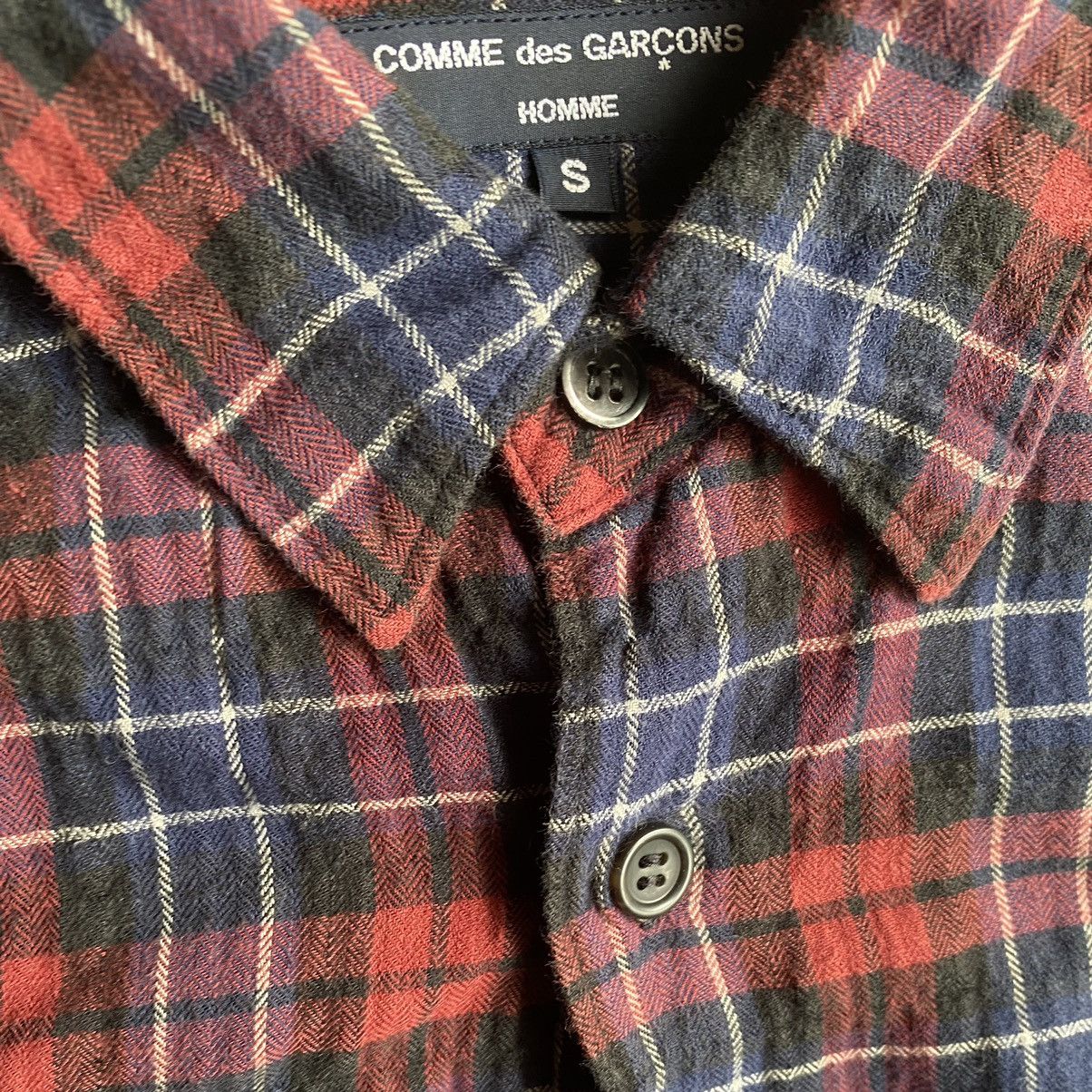 Comme des Garcons CDGH Front Red Plaid Shirt Size US S / EU 44-46 / 1 - 5 Thumbnail
