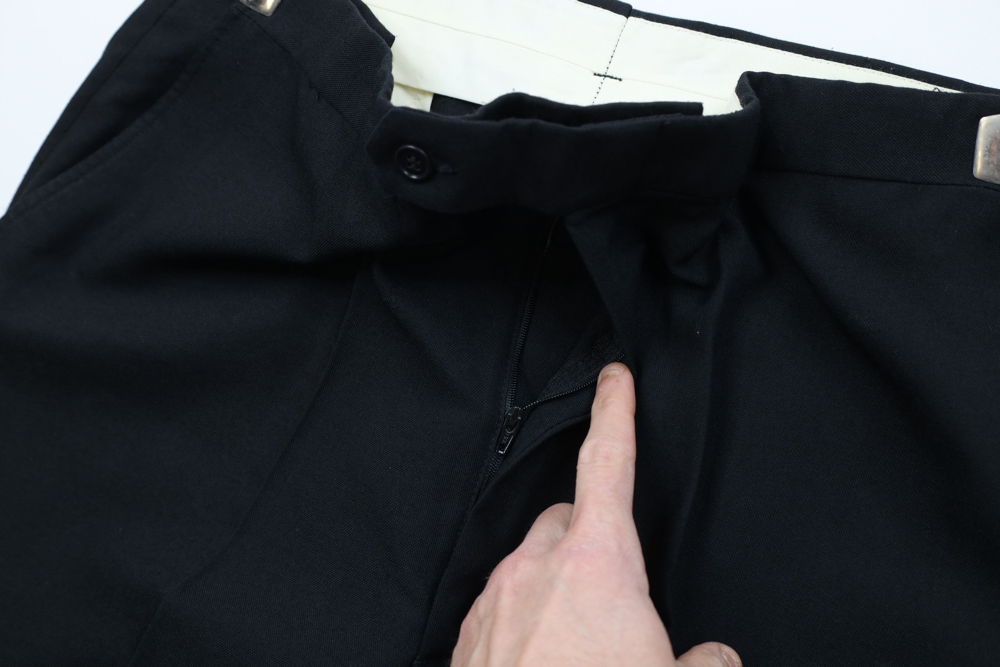 Vintage Vintage 70s Streetwear Buckle Waist Wide Leg Chino Pants USA Size US 38 / EU 54 - 6 Thumbnail
