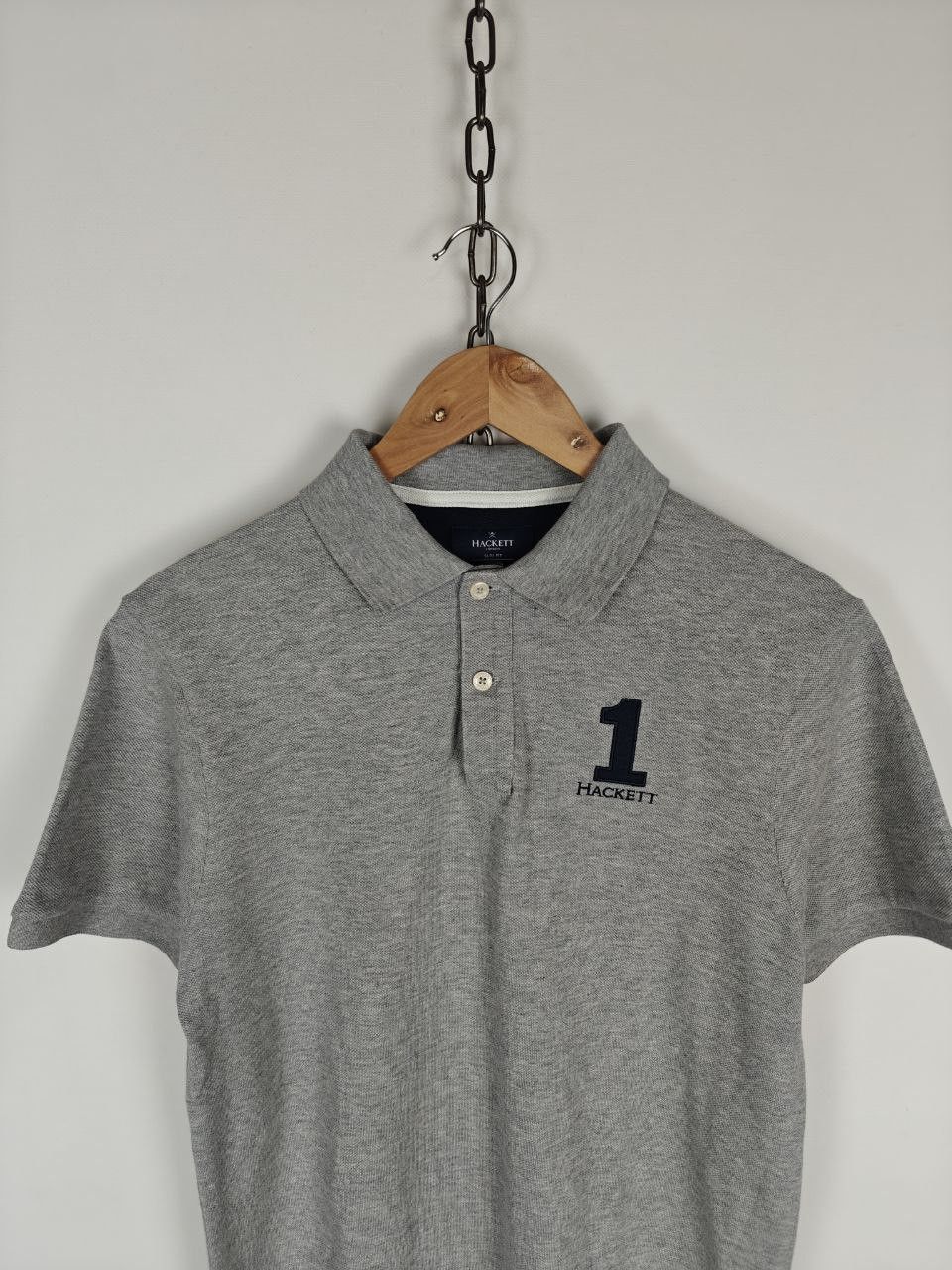 Hackett Hackett London Polo T-Shirt Collared 1 Gray size M Size US M / EU 48-50 / 2 - 5 Thumbnail