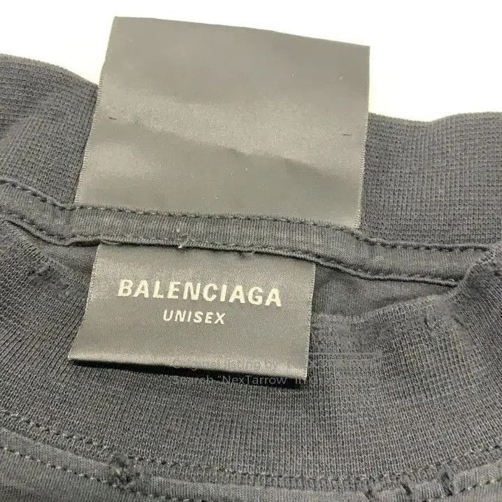 Balenciaga Balenciaga Black Short Sleeve T. Size US XS / EU 42 / 0 - 3 Thumbnail
