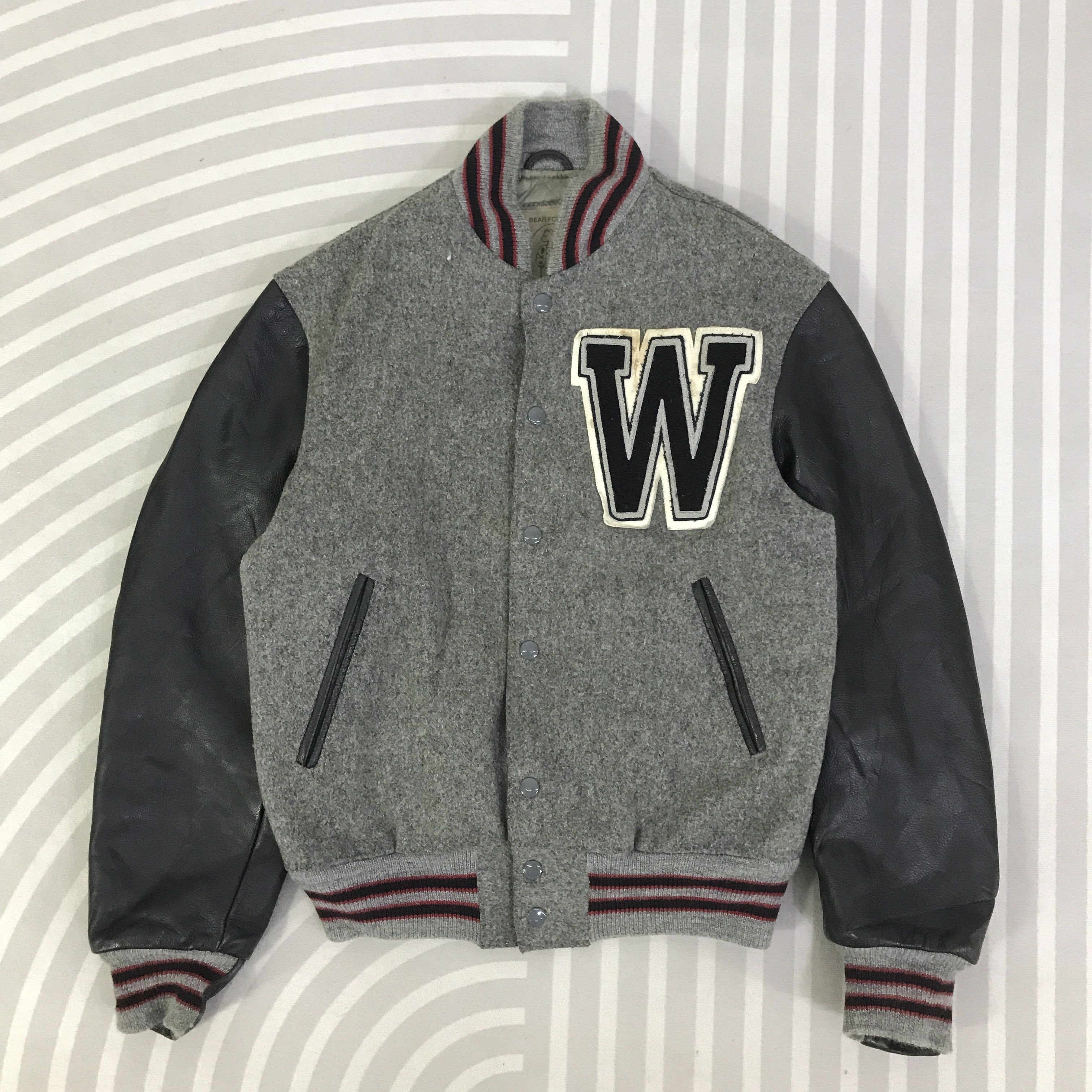 Golden Bear Vintage Golden Bear Snap button Varsity Jacket K124B5 Size US S / EU 44-46 / 1 - 1 Thumbnail