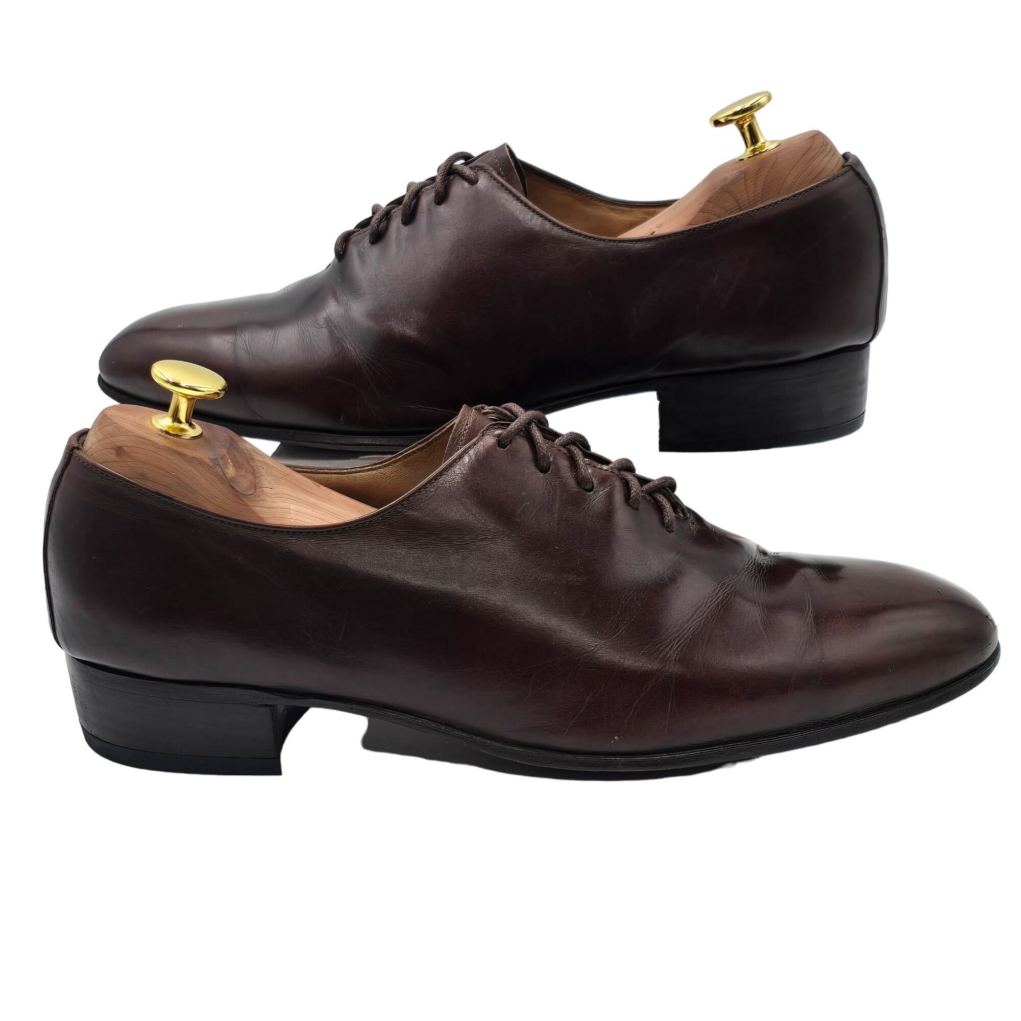 Florsheim Vintage Florsheim Spain Wholecut Mens 7.5 Dark Brown Leather Size US 7.5 / EU 40-41 - 5 Thumbnail