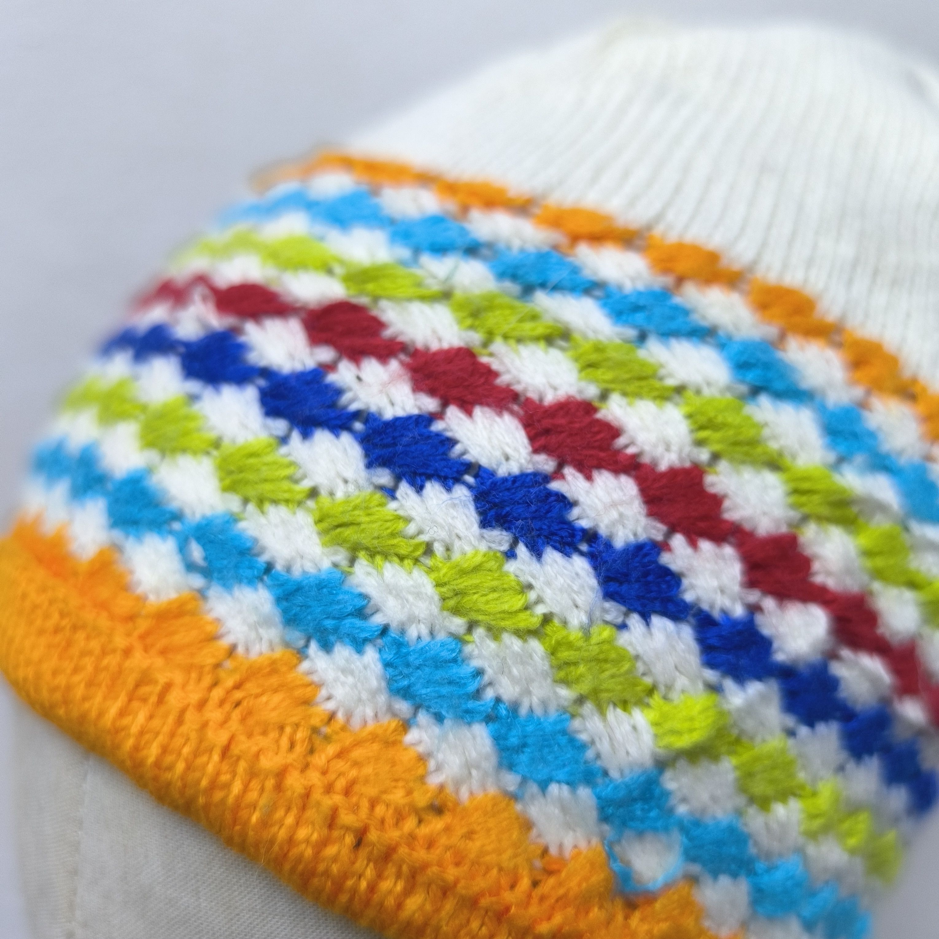 Japanese Brand 💥 Japanese brand phenix multicolor design ski beanie hat Size ONE SIZE - 3 Thumbnail