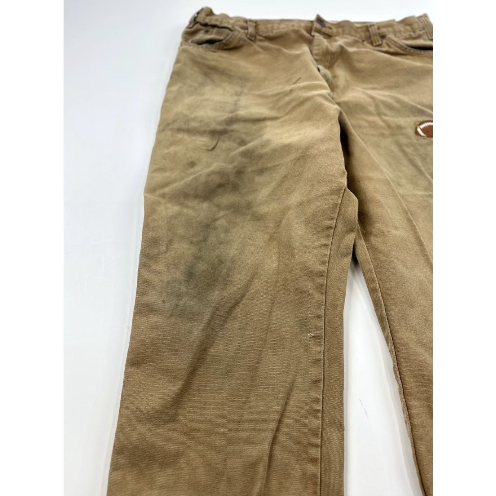 Dickies VINTAGE Dickies Pants Men’s 40 x 30 Carpenter Workwear Brown Beige Duck Utility Patch Pockets Size US 40 / EU 56 - 3 Thumbnail