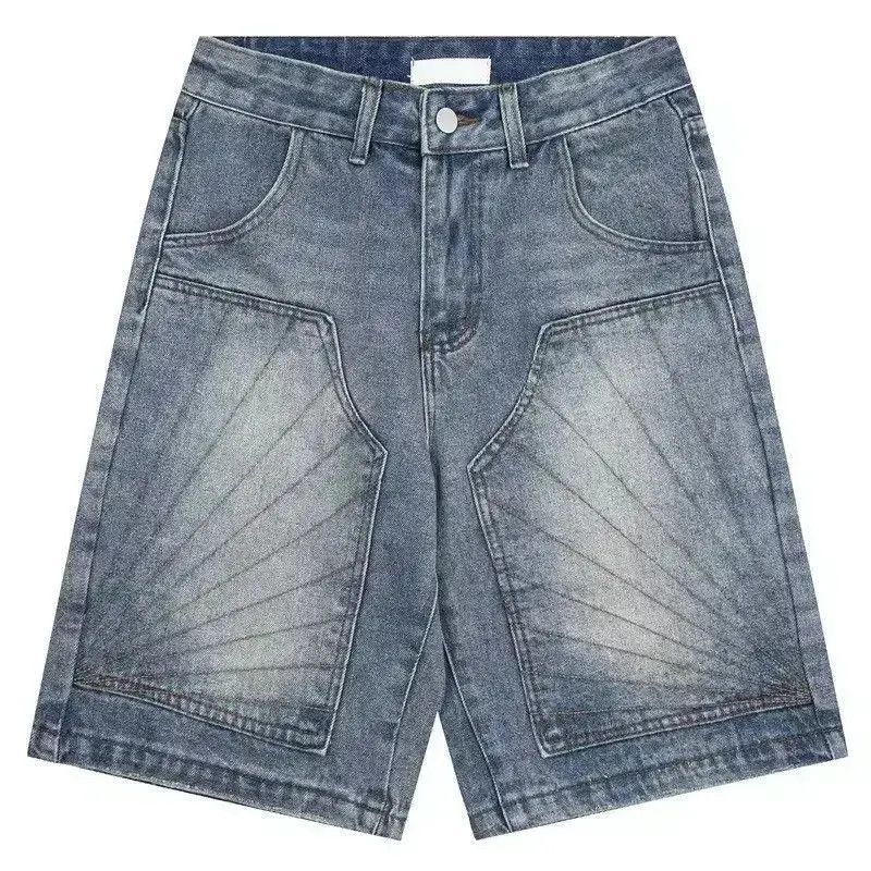 Japanese Brand Designer Distressed Style Street Jorts Shorts y2k Size US 32 / EU 48 - 4 Thumbnail
