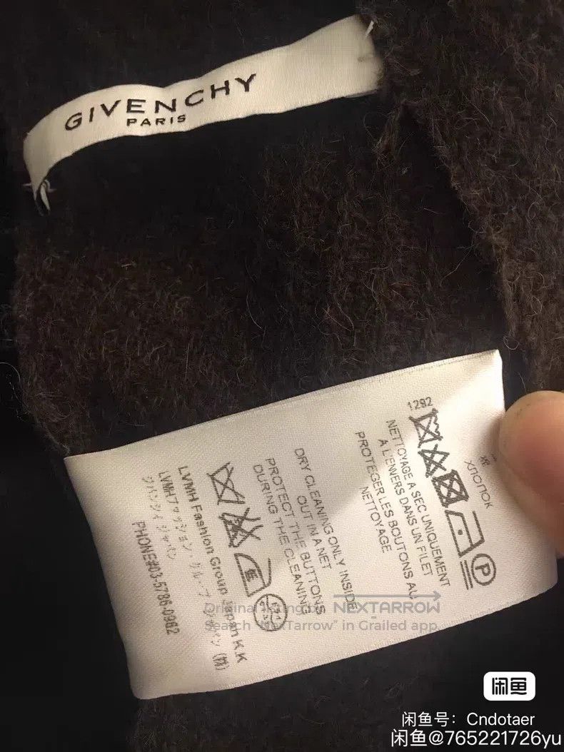 Givenchy Givenchy 16fw Wool Fleece Edge Coat Size US M / EU 48-50 / 2 - 4 Thumbnail