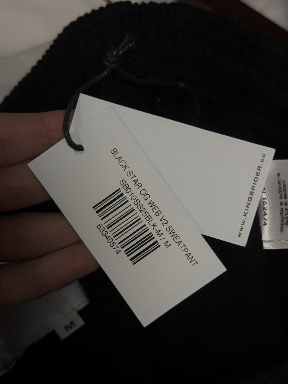 Sp5der Sp5der Worldwide Black Sweatpants (2025) Size Medium (NEW) Size US 31 - 8 Thumbnail