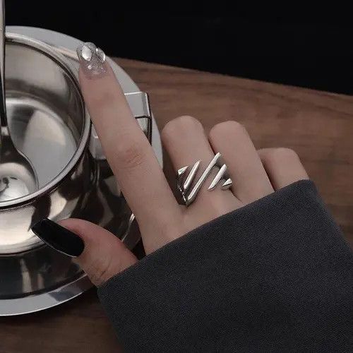 Jewelry Adjustable Opening 925 Sterling Ring Size ONE SIZE - 6 Thumbnail