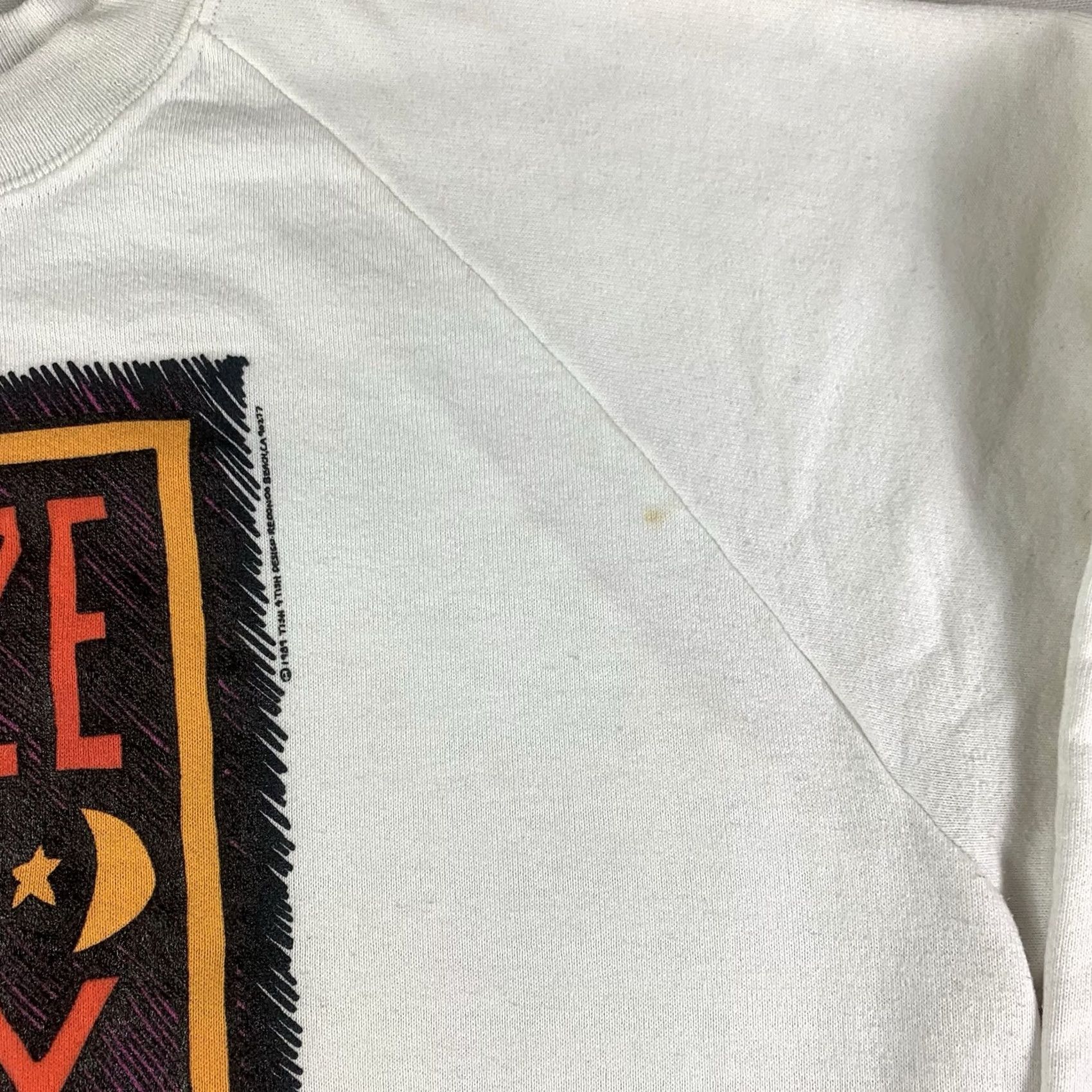 Hanes VINTAGE Hanes Seize The Day Sweatshirt Adult Large White Crewneck 90s Made in usa Size L / US 10 / IT 46 - 4 Thumbnail