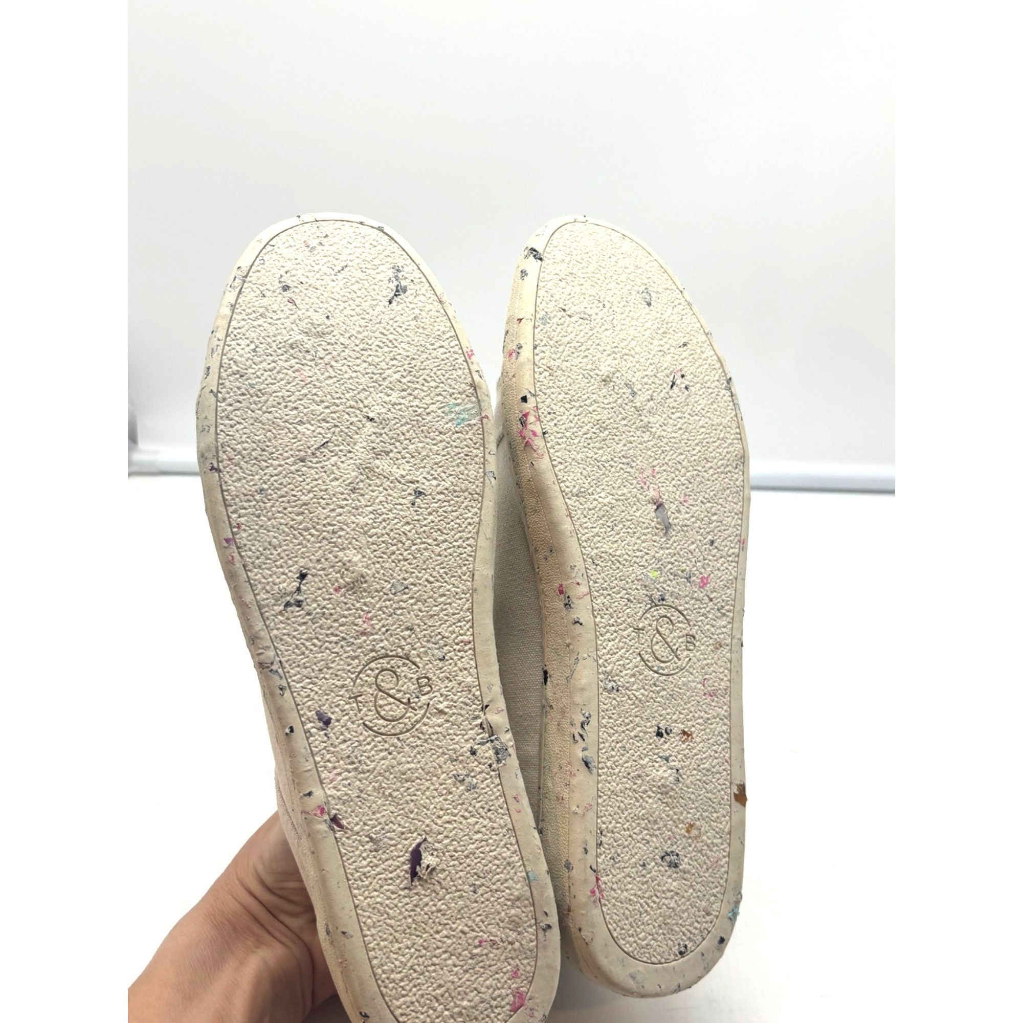 Treasure & Bond Treasure & Bond Women’s Monroe Flecked Sole Sneakers, Beig Size US 8.5 / IT 38.5 - 7 Thumbnail