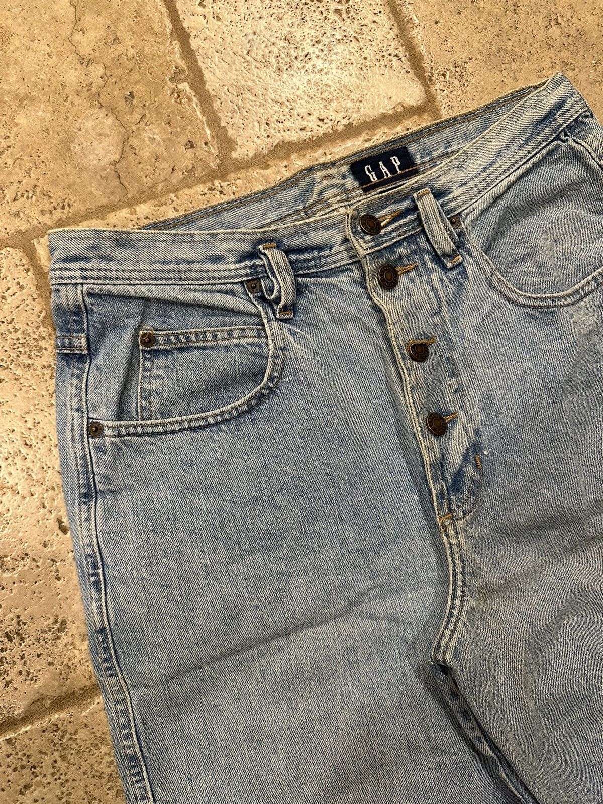 Gap Vintage Gap Blue Denim Jean Jorts Shorts Size US 32 / EU 48 - 4 Thumbnail