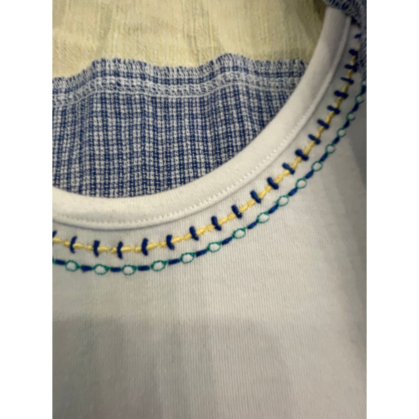 Other Napa Valley Vintage patchwork , parrot buttons 90's top Med Size M / US 6-8 / IT 42-44 - 8 Thumbnail