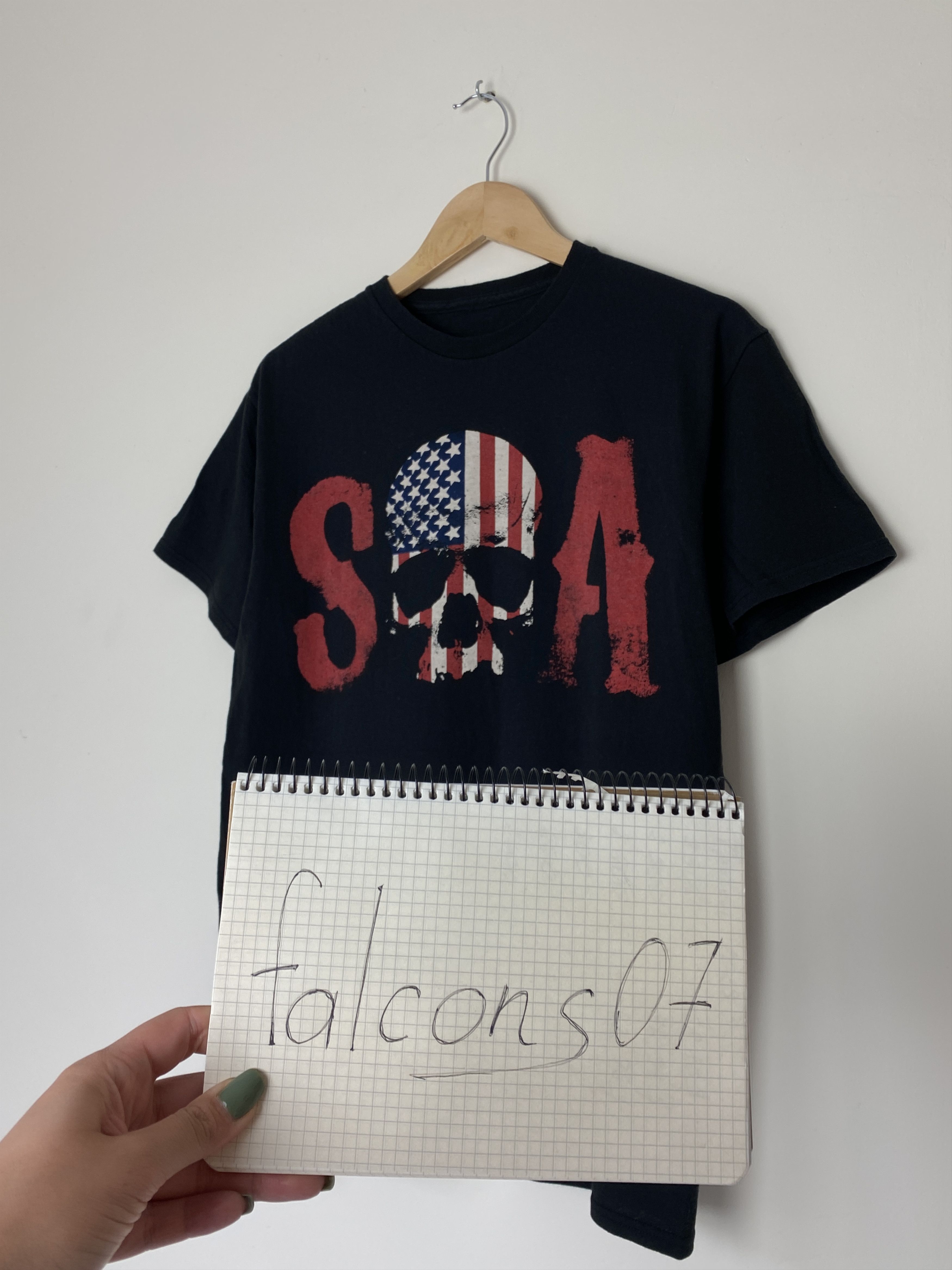 Other Sons Of Anarchy Road Gear Movie Promo USA Flag Skull T-Shirt Size US M / EU 48-50 / 2 - 2 Thumbnail