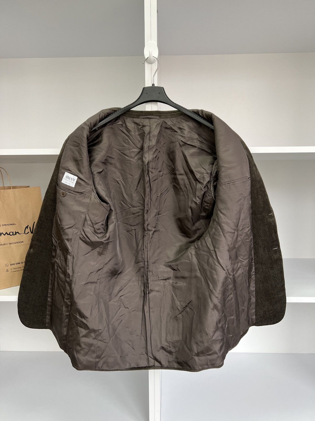 Armani × Designer × Vintage Vintage Armani Collezioni blazer Size US M / EU 48-50 / 2 - 7 Thumbnail