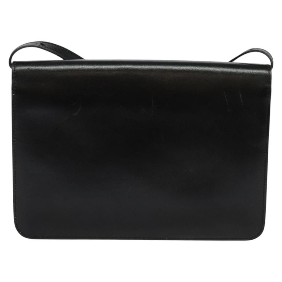 Dior DIOR Shoulder Bag Leather Black Gold Size ONE SIZE - 3 Thumbnail