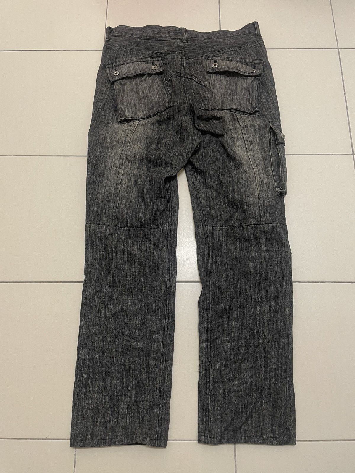Japanese Brand LAV Cargo Denim Pants Size US 31 - 3 Thumbnail