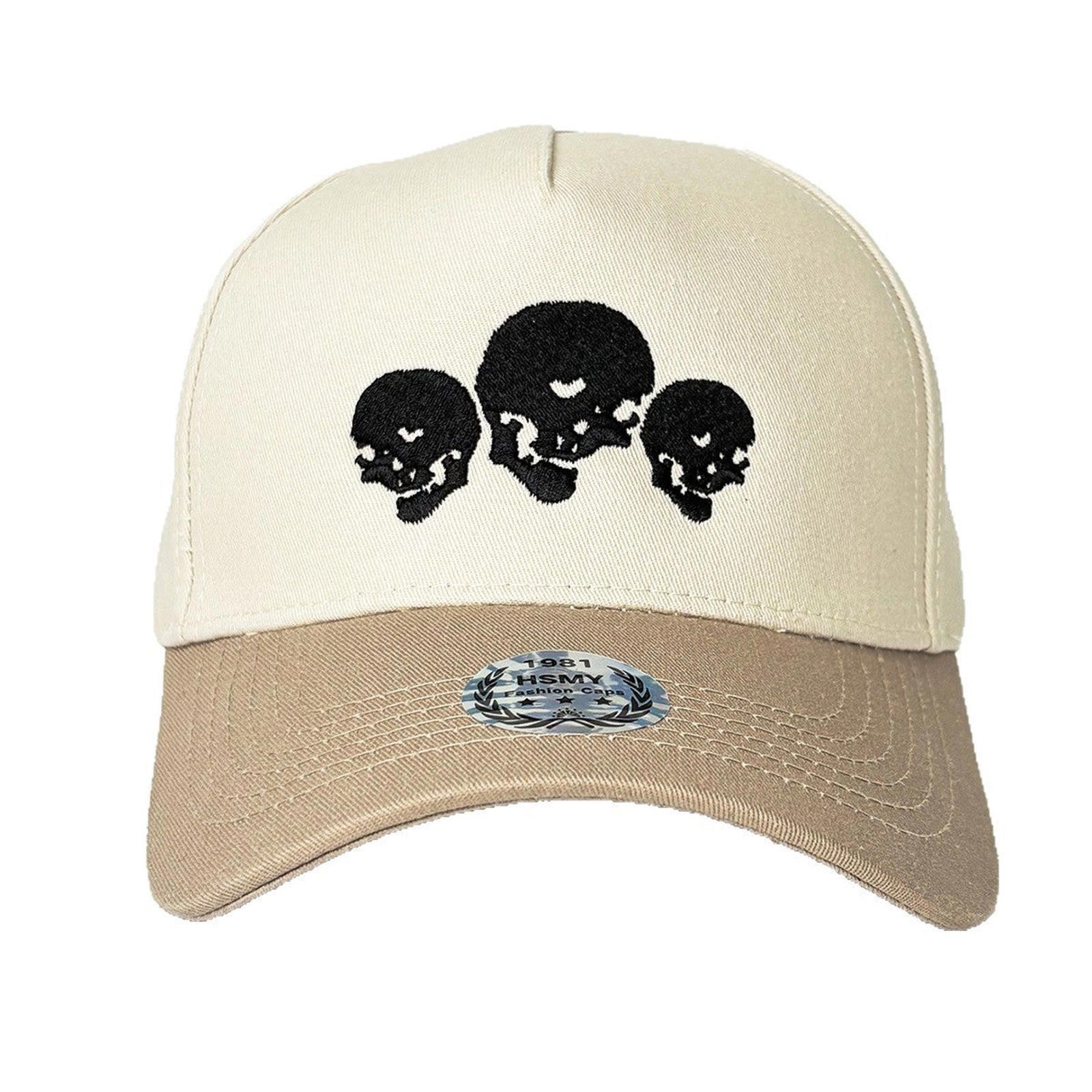 Vintage Skull-Group Embroidered Baseball Cap Size ONE SIZE - 4 Thumbnail