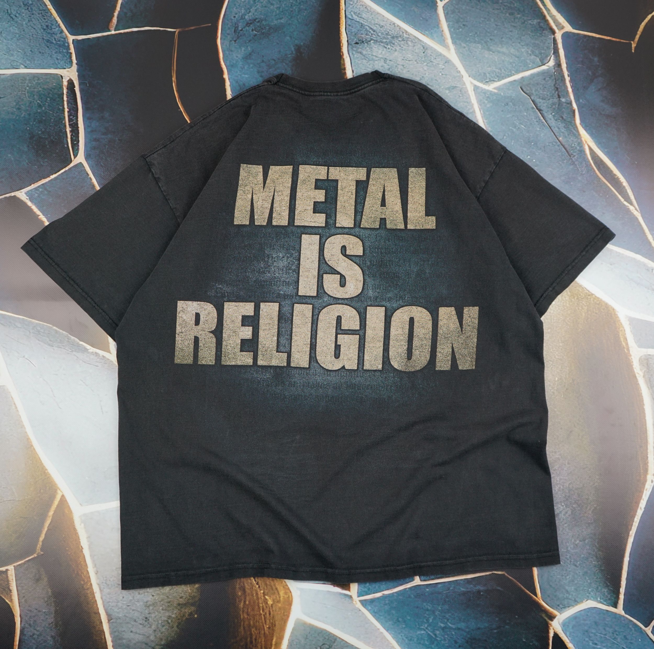Band Tees × Vintage Vintage 2000s Powerwolf T-Shirt Metal Is Religion Size US L / EU 52-54 / 3 - 8 Thumbnail