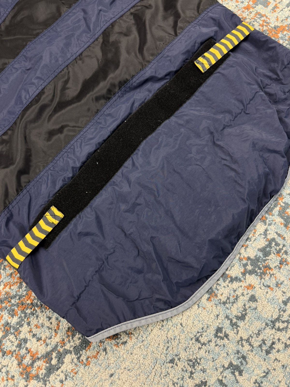Japanese Brand × Vintage Crazy Vintage 90s Daniel Poole rave techno reflective vest Size US L / EU 52-54 / 3 - 9 Thumbnail