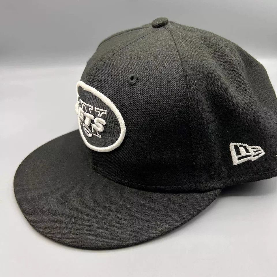 New Era New York Jets Hat Men 7 3/4 59Fifty New Era NFL Fitted Cap Size ONE SIZE - 2 Thumbnail